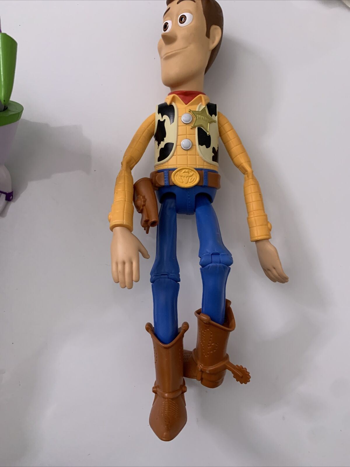 Toy Story Buzz Lightyear & Woody Figure 30cm 12" - buzz speaks & moves head