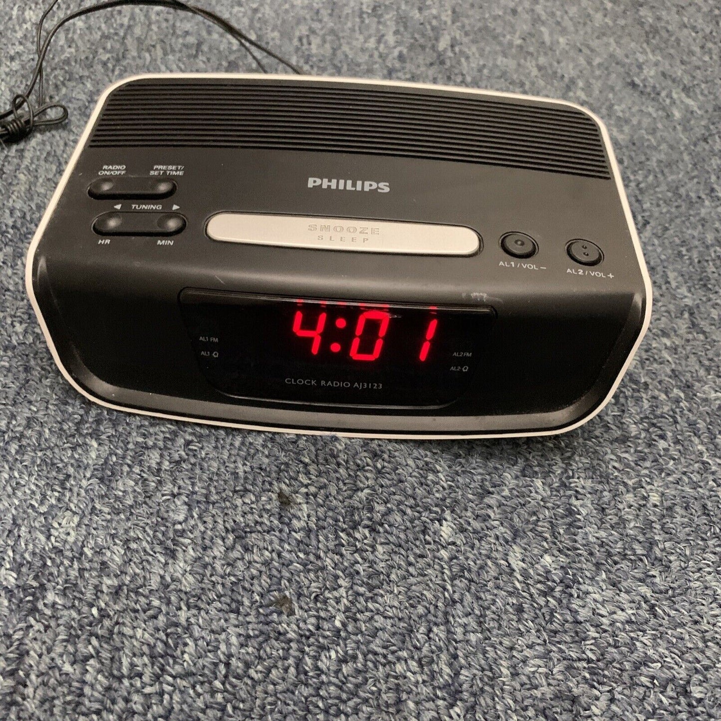 Philips AJ 3123/79 Alarm Clock AM/FM Radio