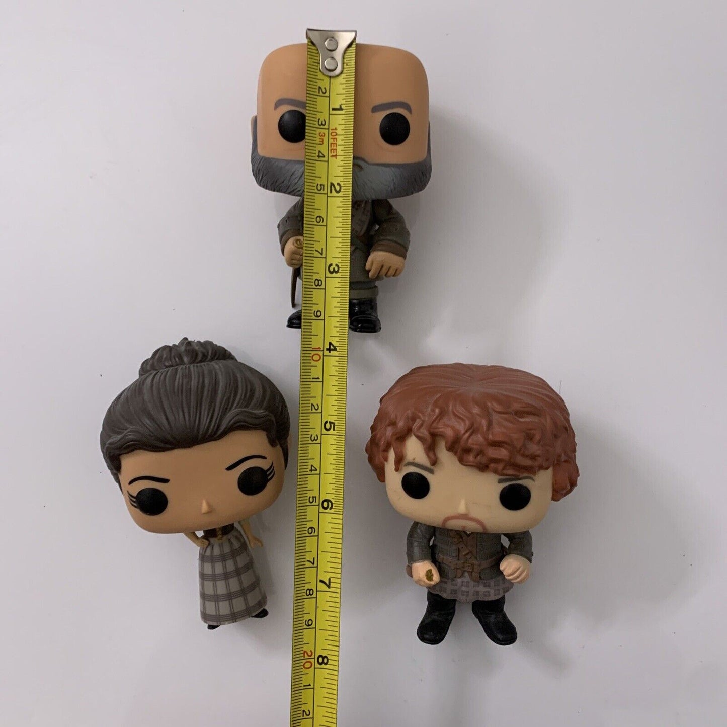 3x Outlander Action Pop figure - Jamie MacKenzie,  Claire Randall, Dougal Fraser