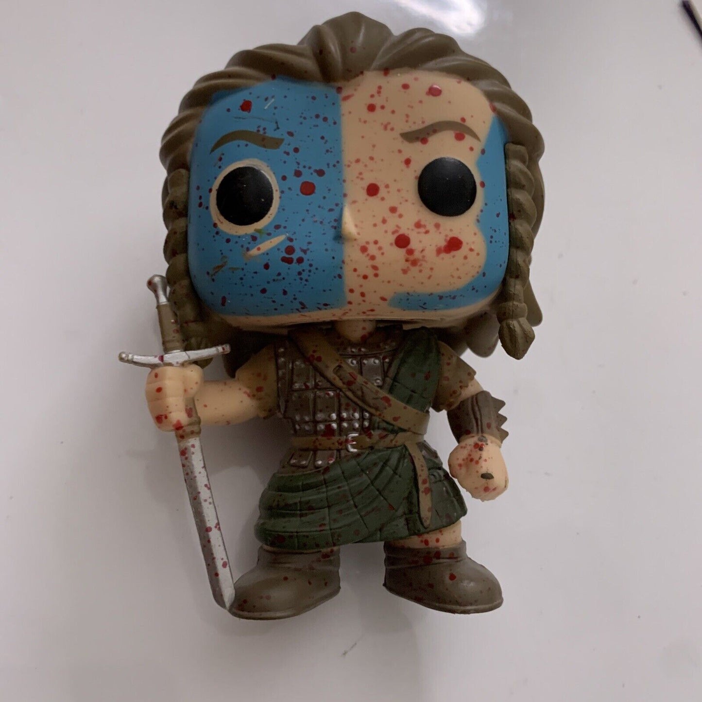 William Wallace Braveheart Blood Splattered Face #368 Funko Pop! Vinyl RARE