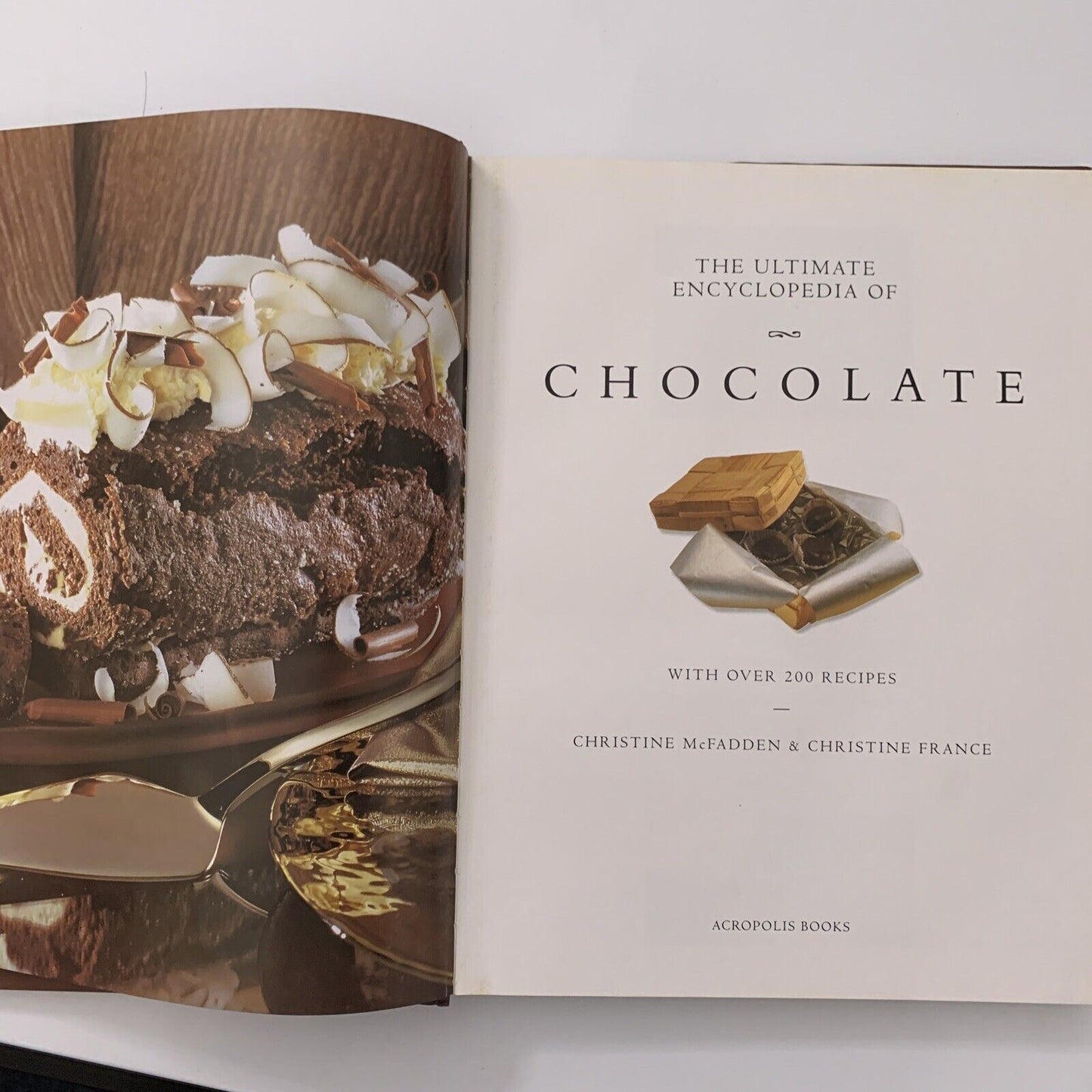 The Ultimate Encyclopedia of Chocolate by Christine McFadden & France Hardcover