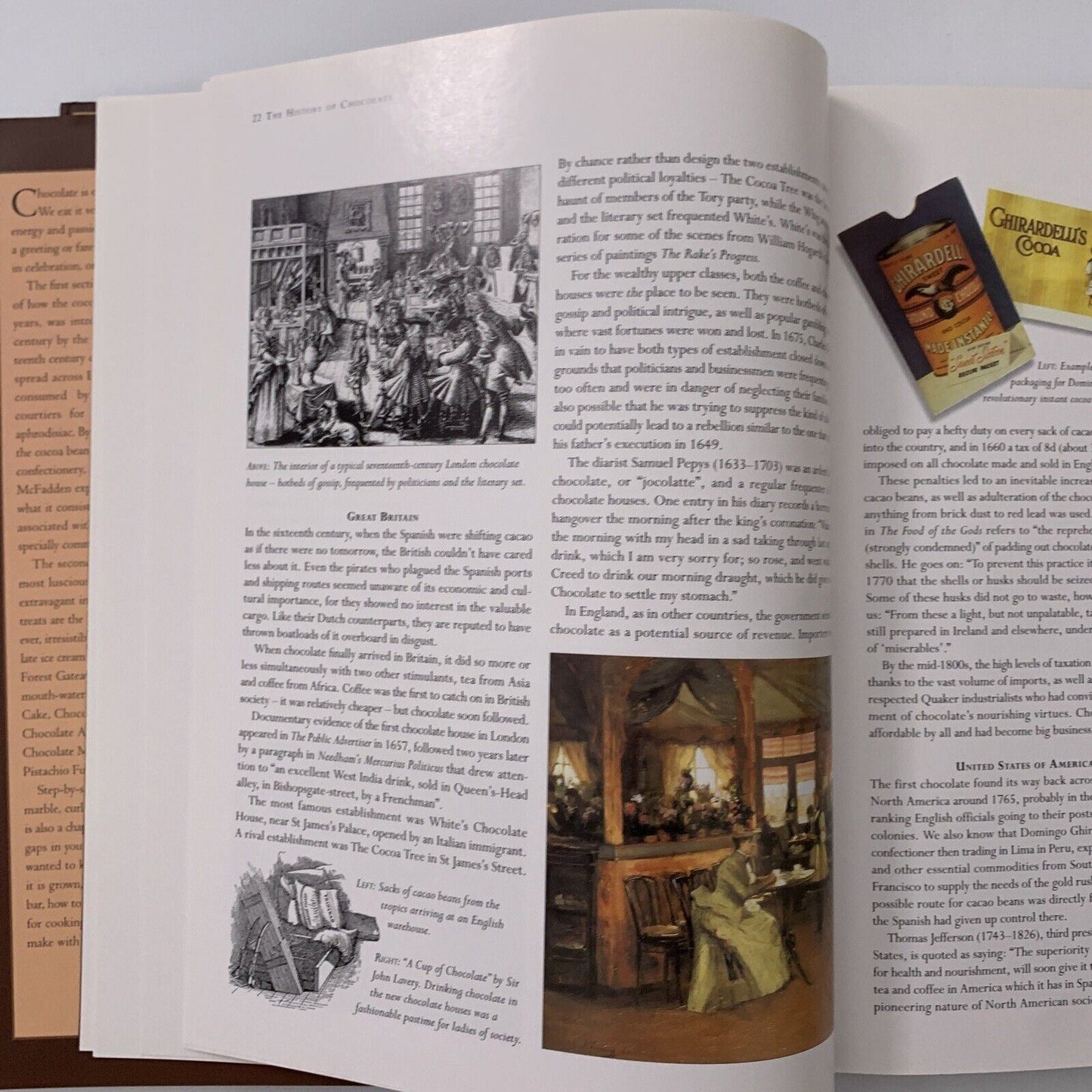 The Ultimate Encyclopedia of Chocolate by Christine McFadden & France Hardcover