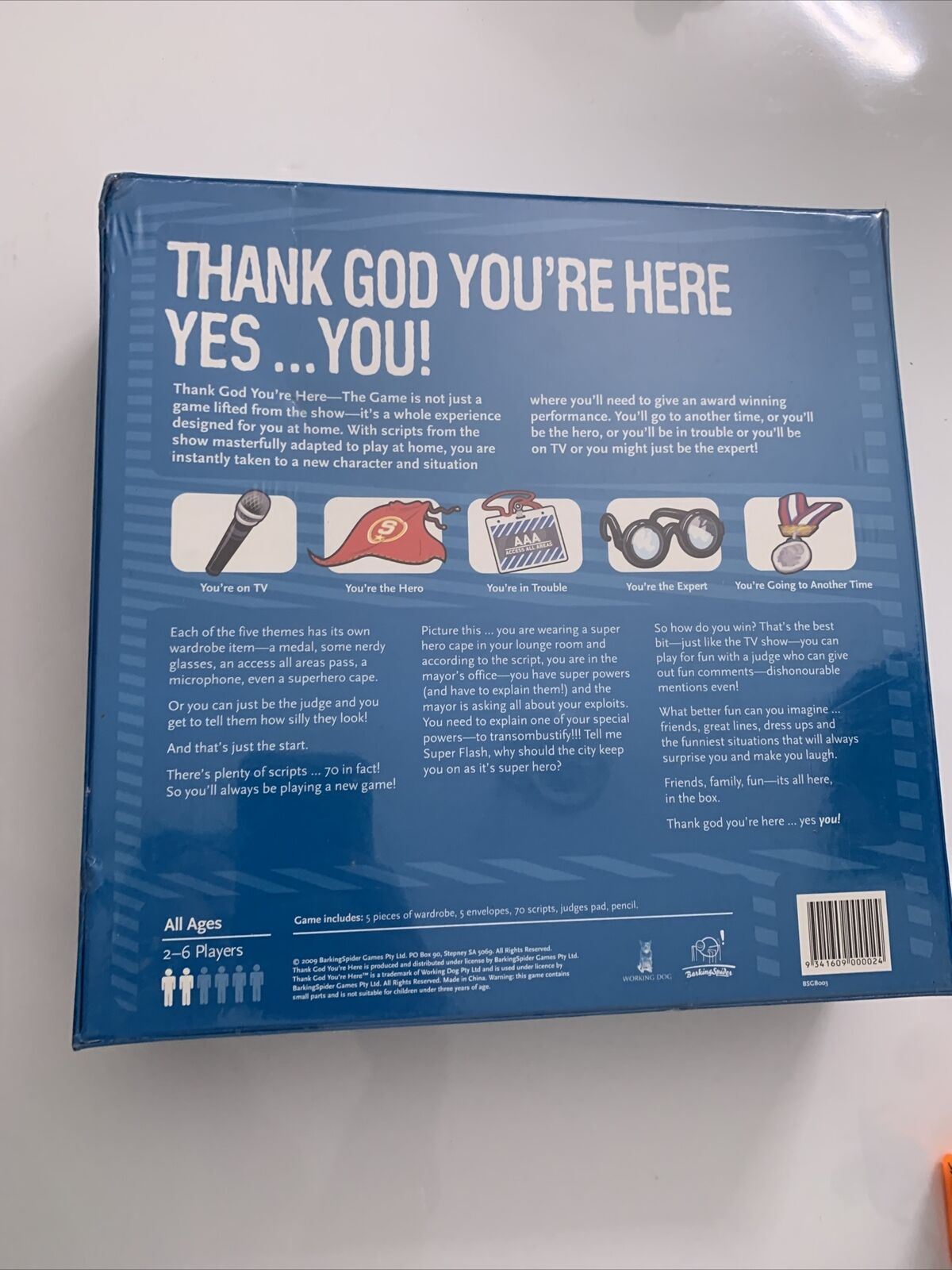 *New Sealed* Thank God You're Here The Game - Party Game Based on the TV Show