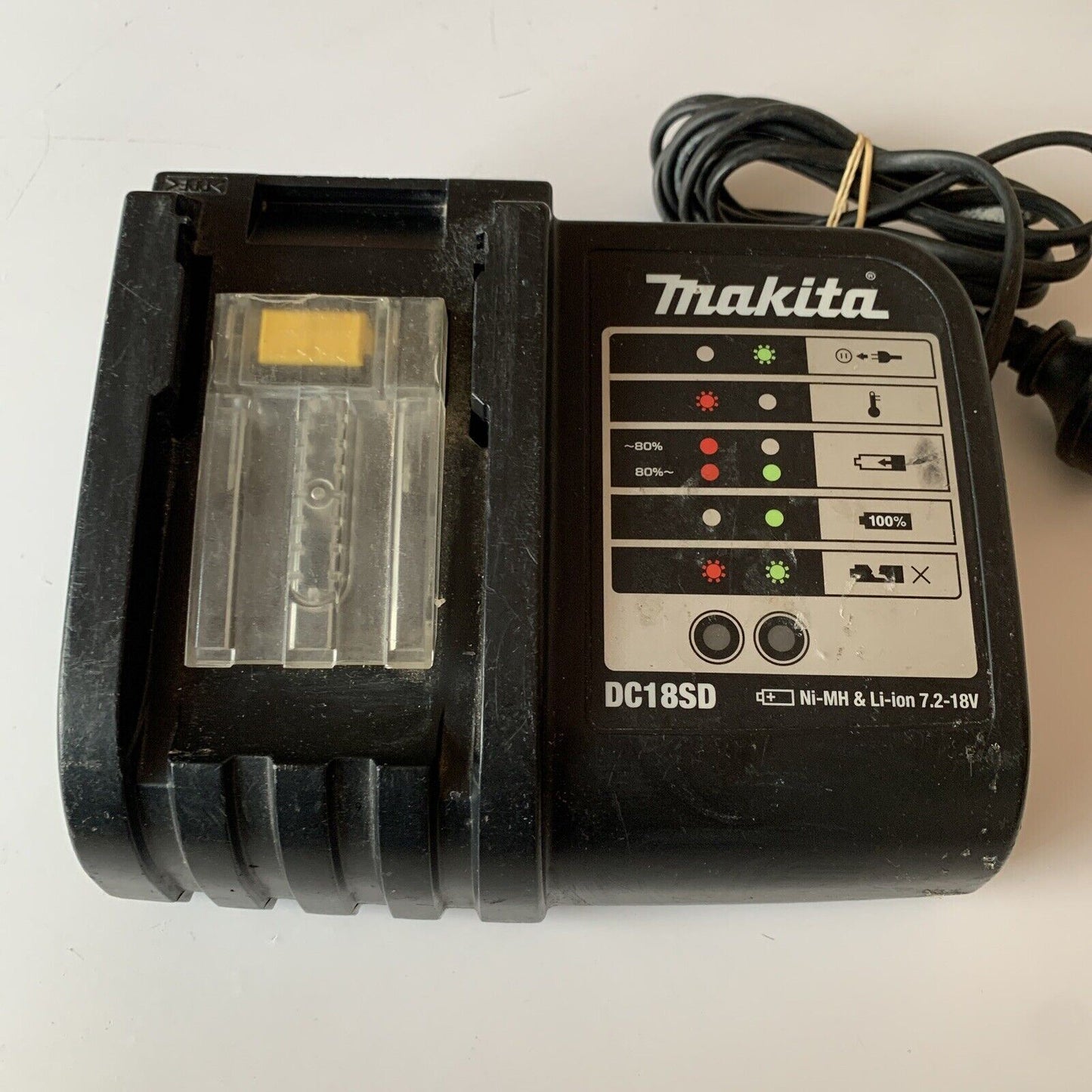 Genuine Makita DC18SD 7.2-18V Ni-MH & Lithium-Ion Battery Charger