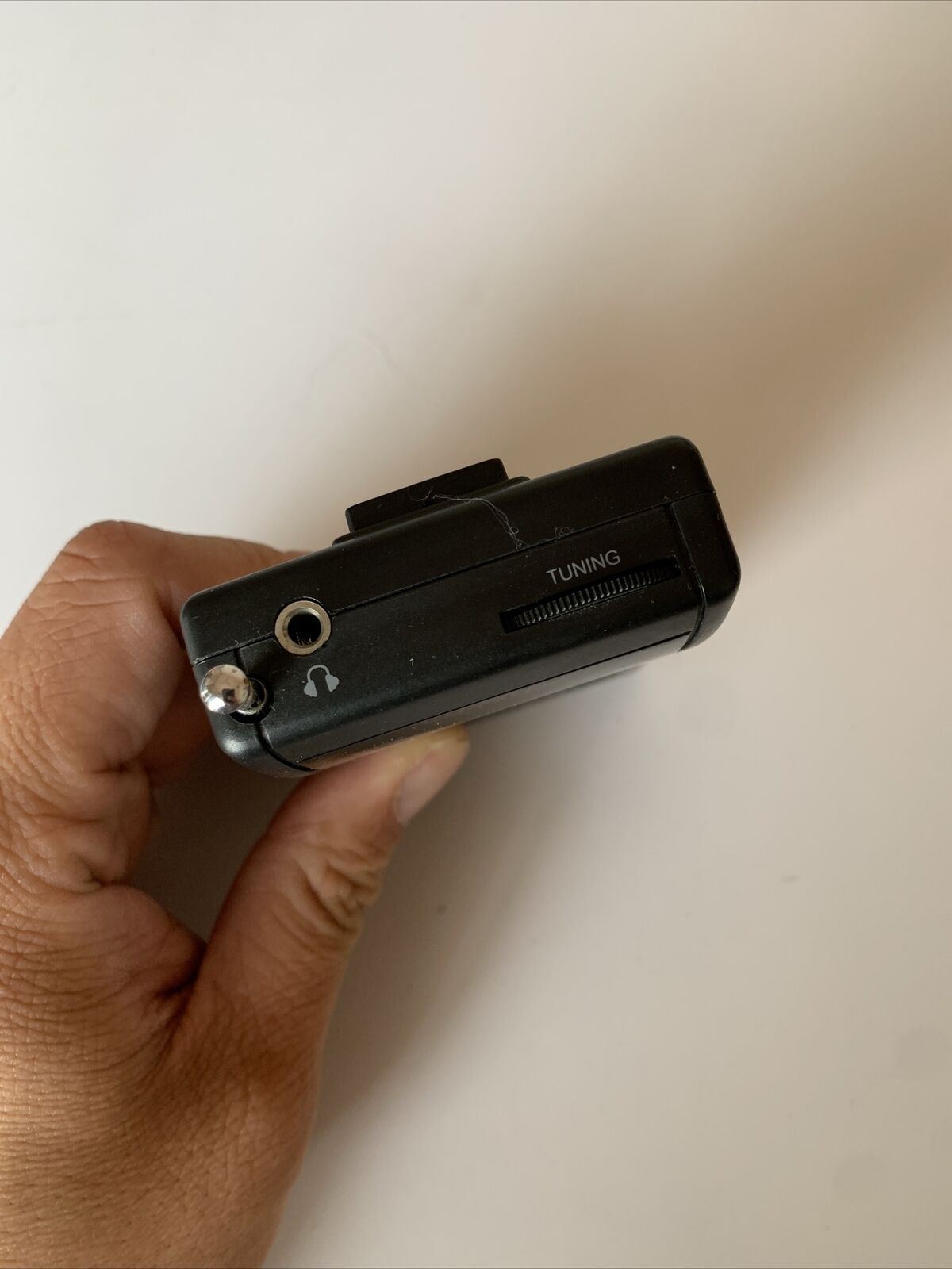 Audiosonic AM/FM Portable Pocket Radio RT-128 with Built-in Speaker