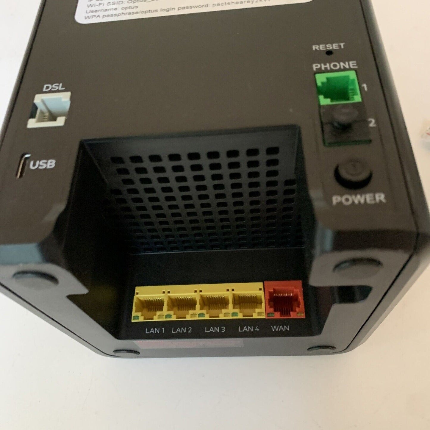 Optus Gateway Fast 5366 TN Wi-Fi Modem Router Dual Band NBN Compatible ...