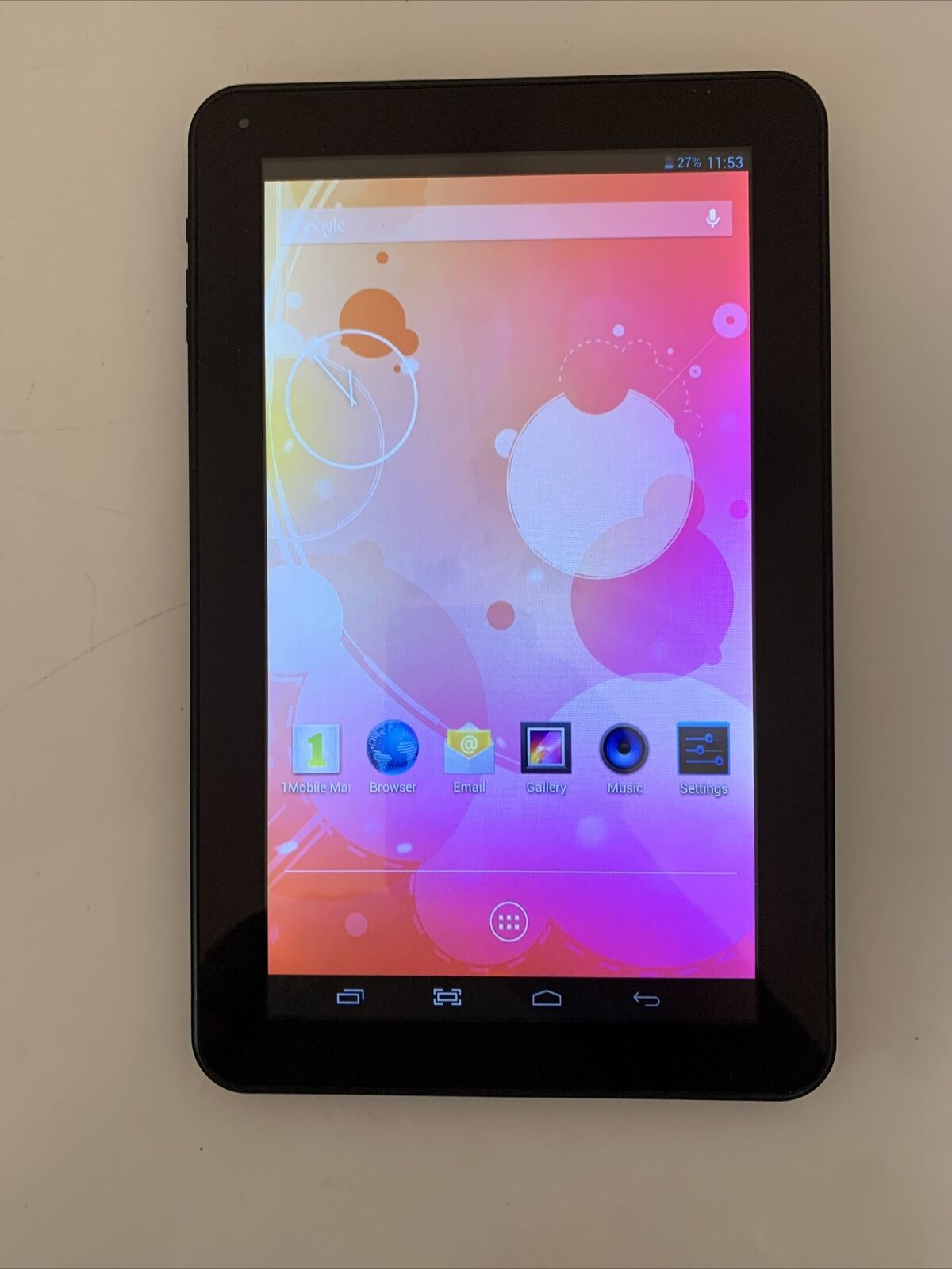 Pendo Pendopad 10.1" Android Tablet 8GB Dual Core Processor Front/Rear Camera