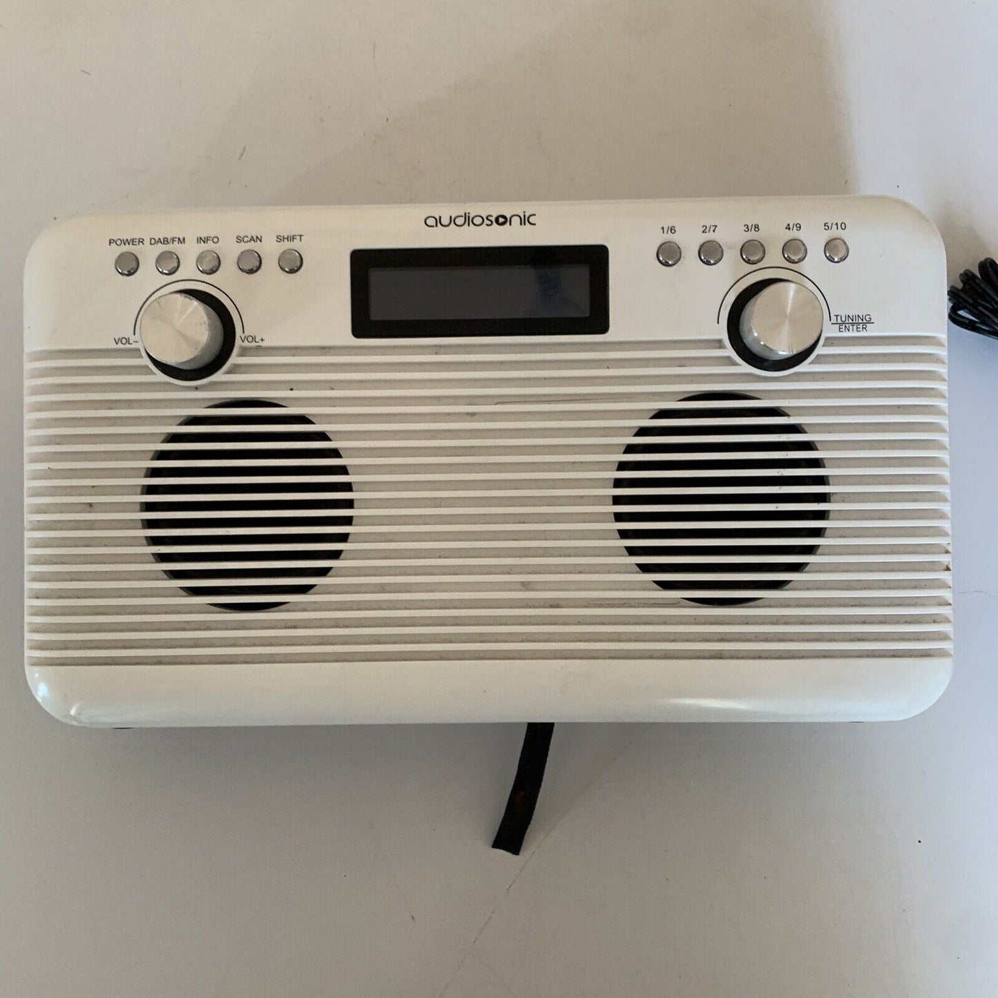 Audiosonic Stereo DAB+ FM Radio DS286+  *Working But Broken Carry Handle
