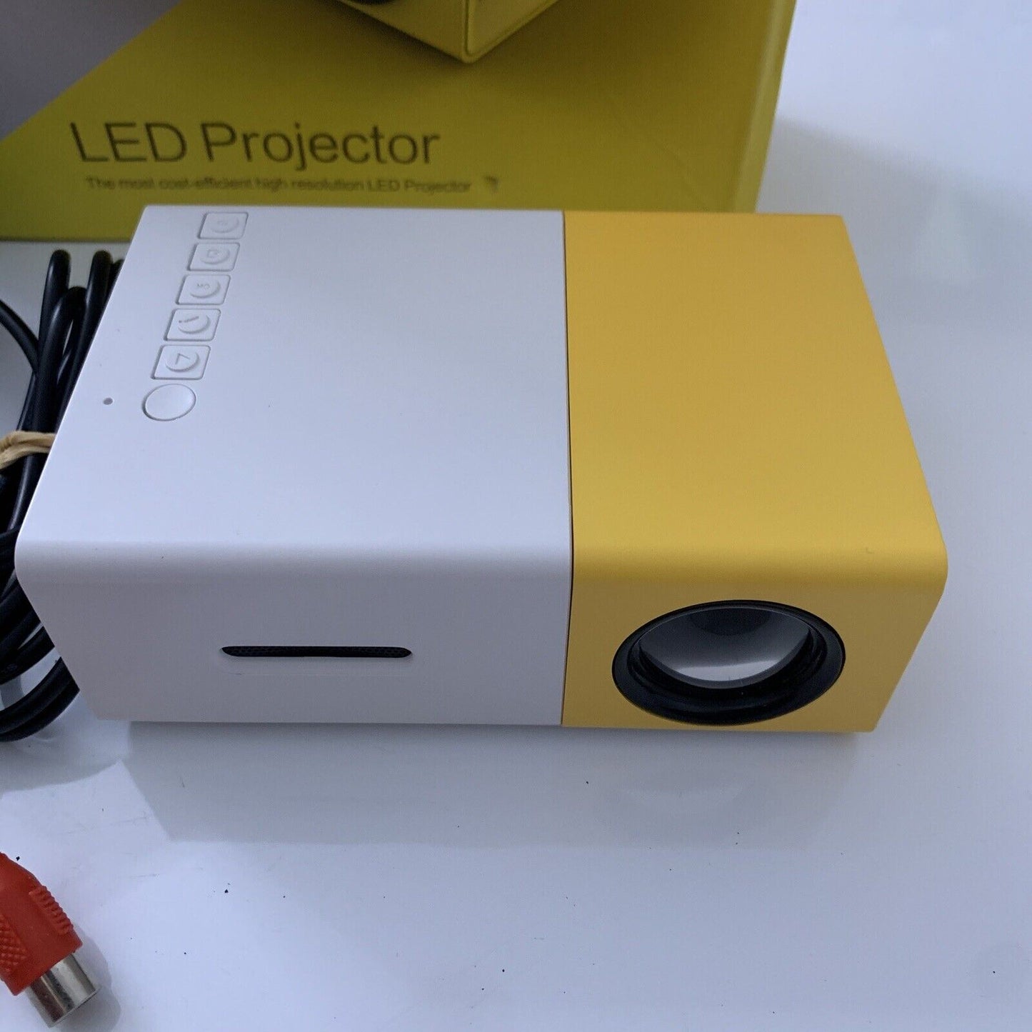 LED Projector Mini Portable Home Cinema USB LED 1080P