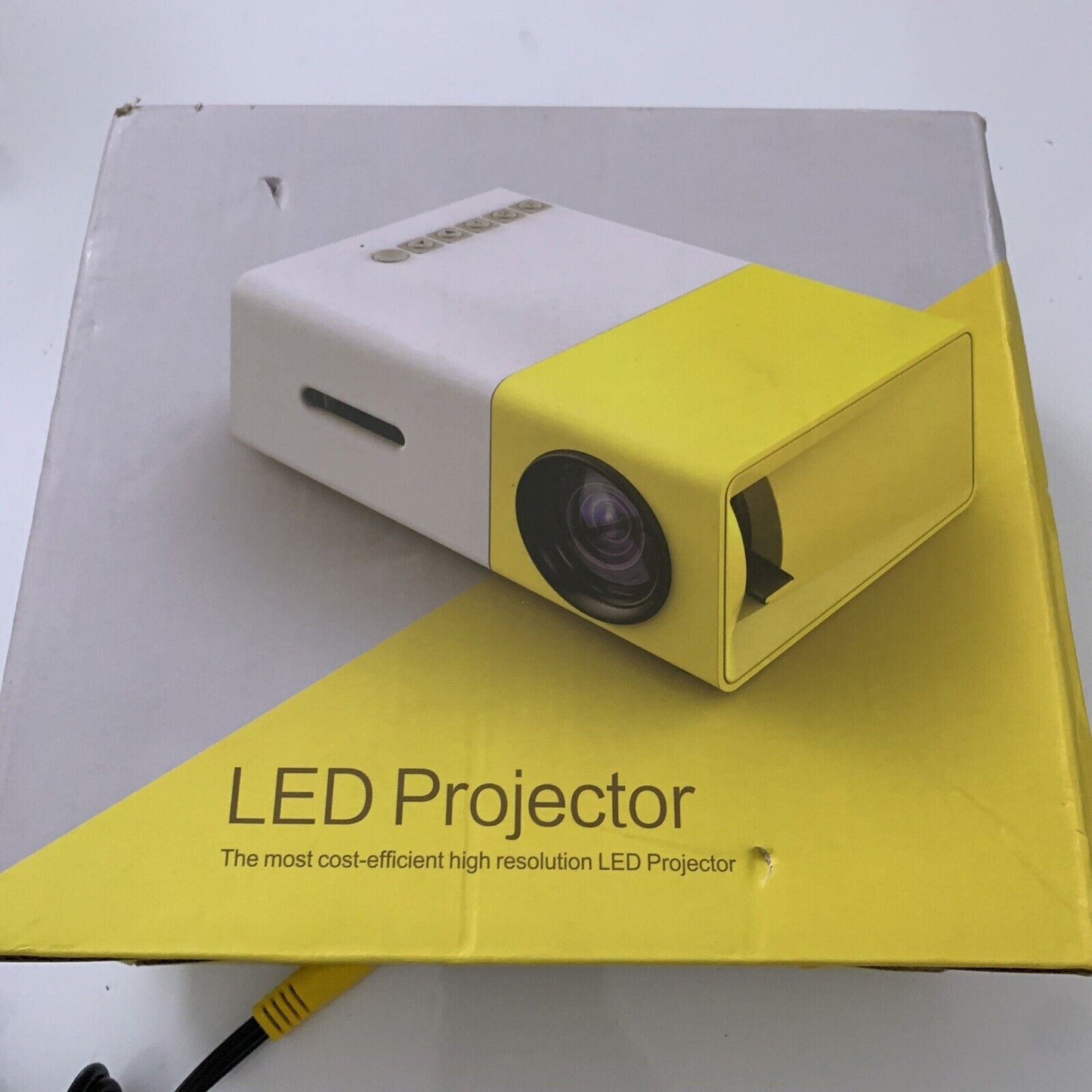 LED Projector Mini Portable Home Cinema USB LED 1080P