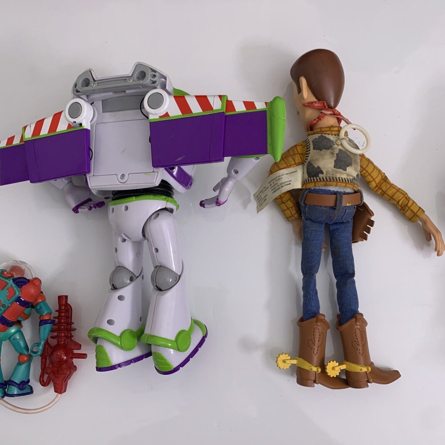 5x Dinsey Pixar Toy Story Buzz Lightyear & Woody Figure Pull string Thinkway