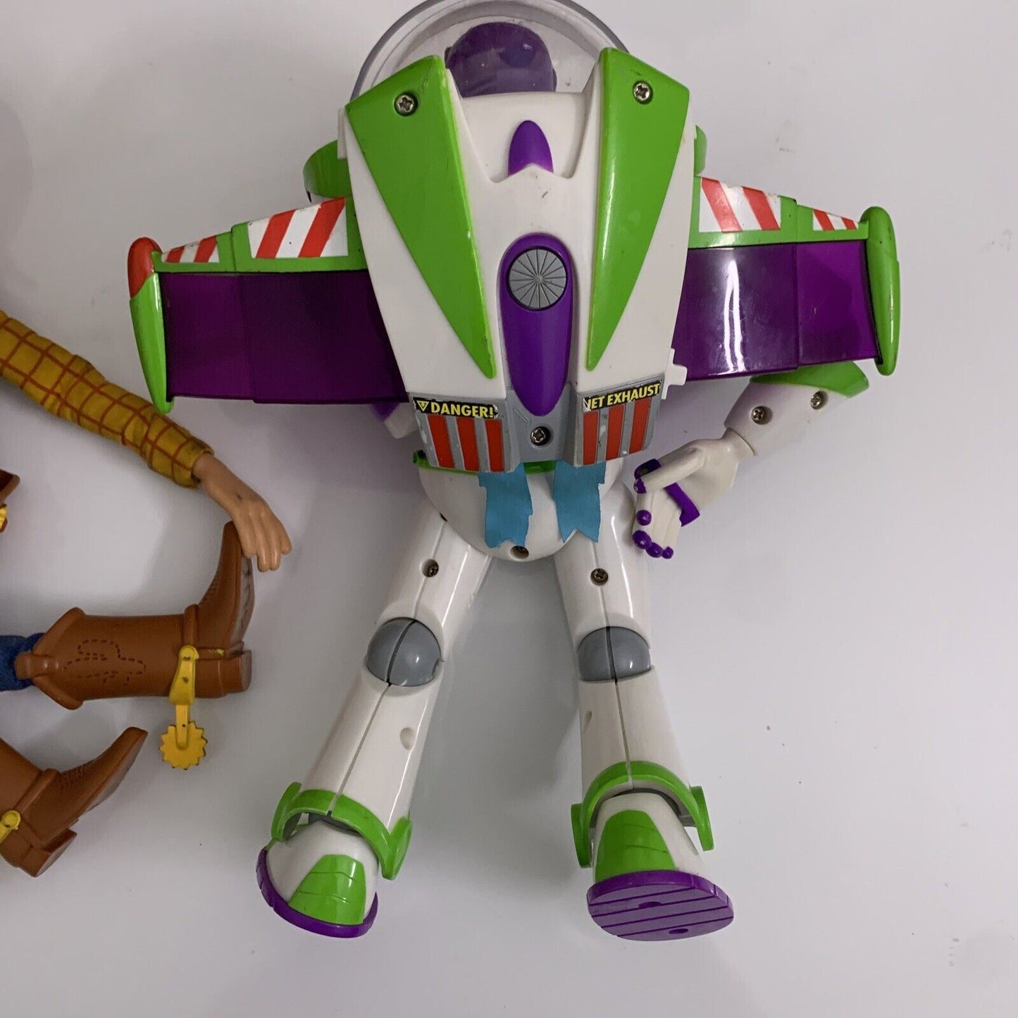 5x Dinsey Pixar Toy Story Buzz Lightyear & Woody Figure Pull string Thinkway