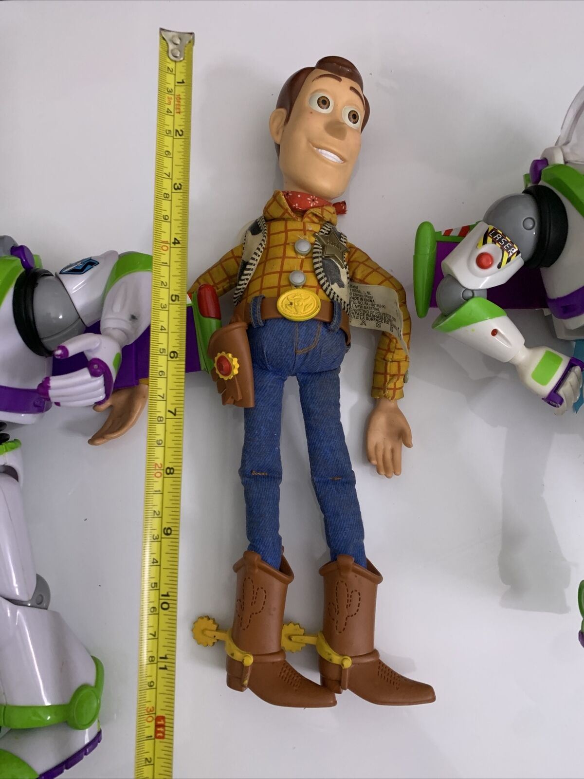 5x Dinsey Pixar Toy Story Buzz Lightyear & Woody Figure Pull string Thinkway