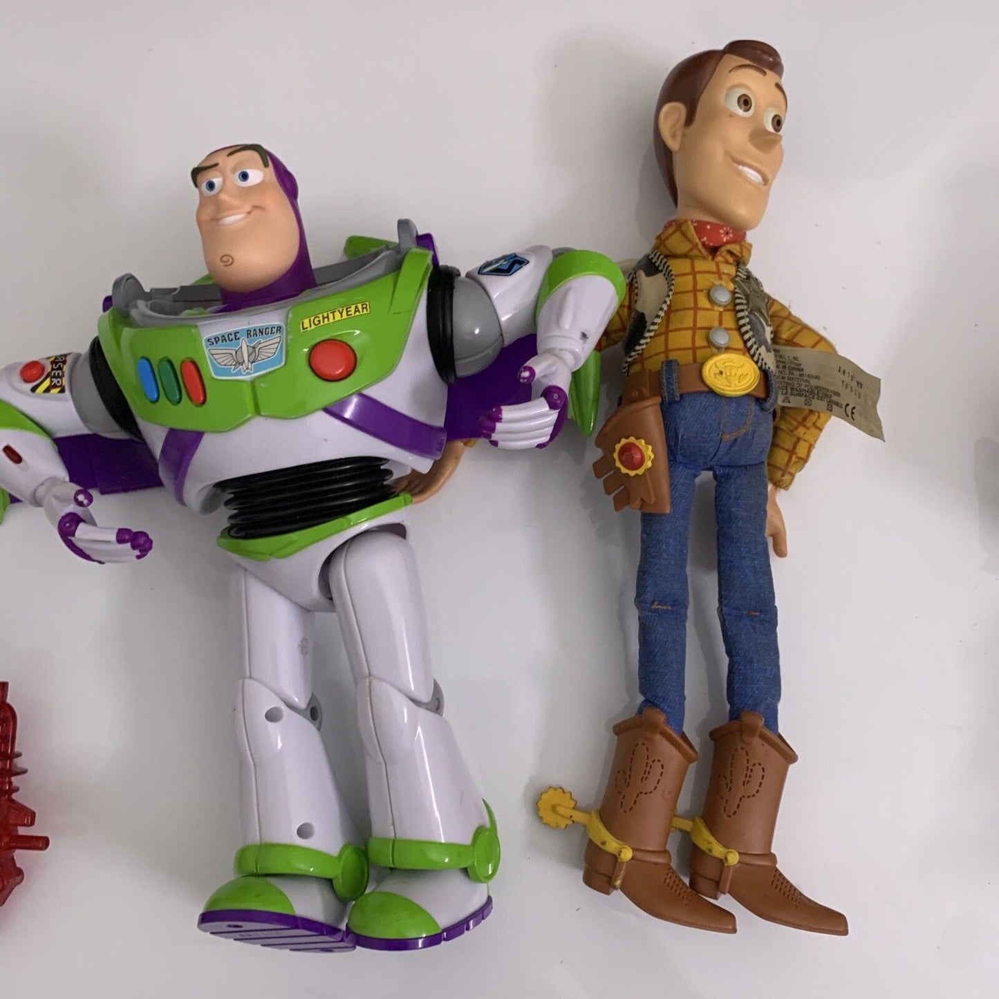 5x Dinsey Pixar Toy Story Buzz Lightyear & Woody Figure Pull string Thinkway