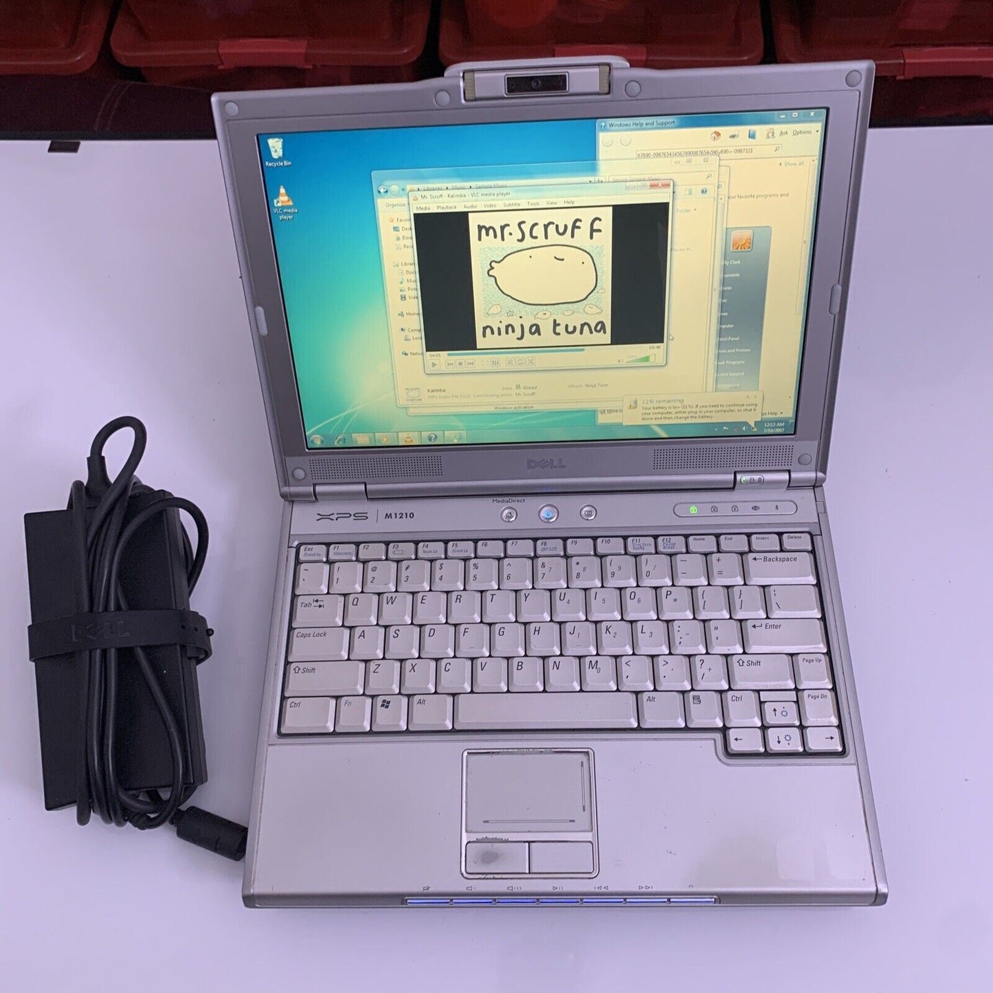 Dell XPS M1210 12" Intel Core 2 2GB 100GB DVD+/-RW Windows 7 Laptop