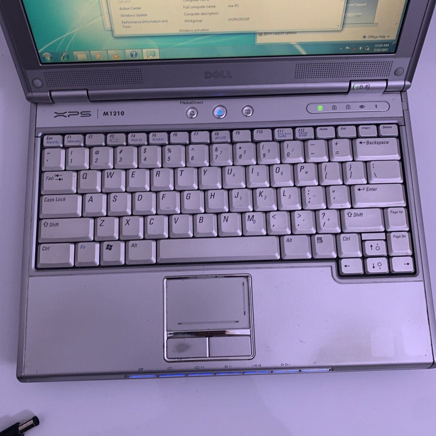 Dell XPS M1210 12" Intel Core 2 2GB 100GB DVD+/-RW Windows 7 Laptop