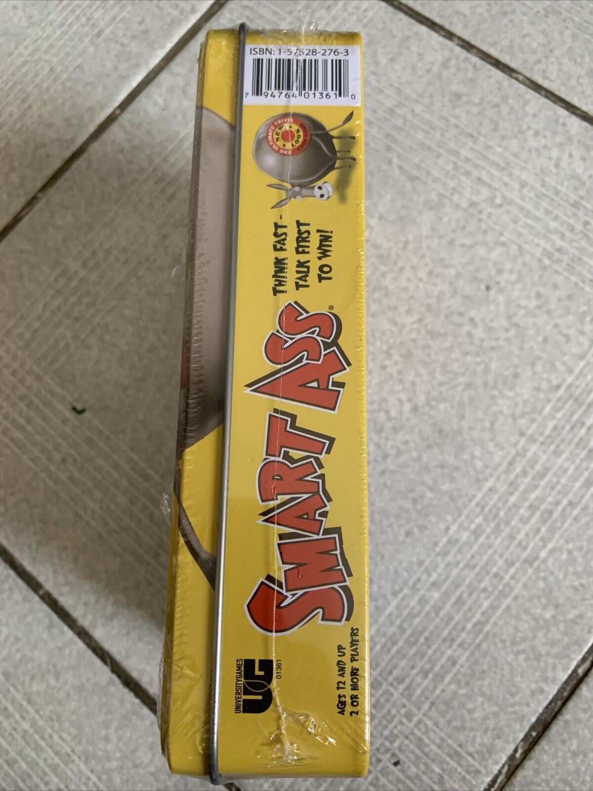 *New Sealed* Smart Ass Tin Card Game - Think Fast Talk First to Win!