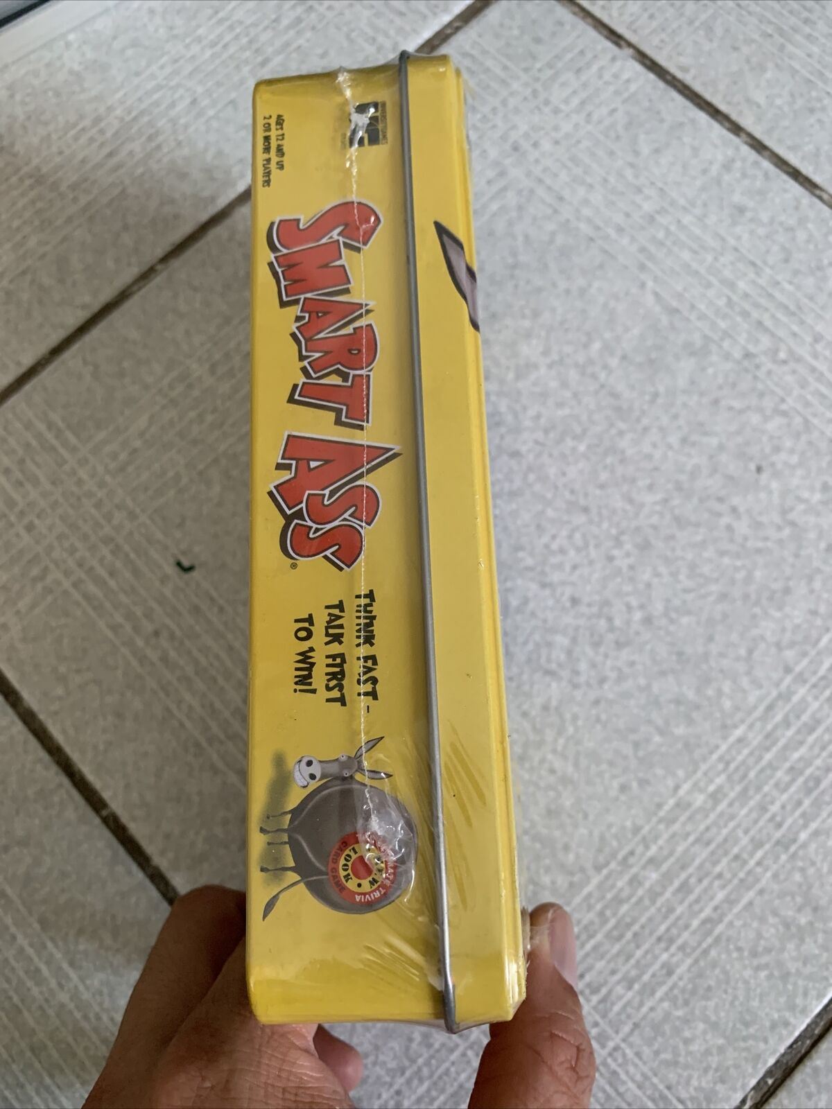 *New Sealed* Smart Ass Tin Card Game - Think Fast Talk First to Win!