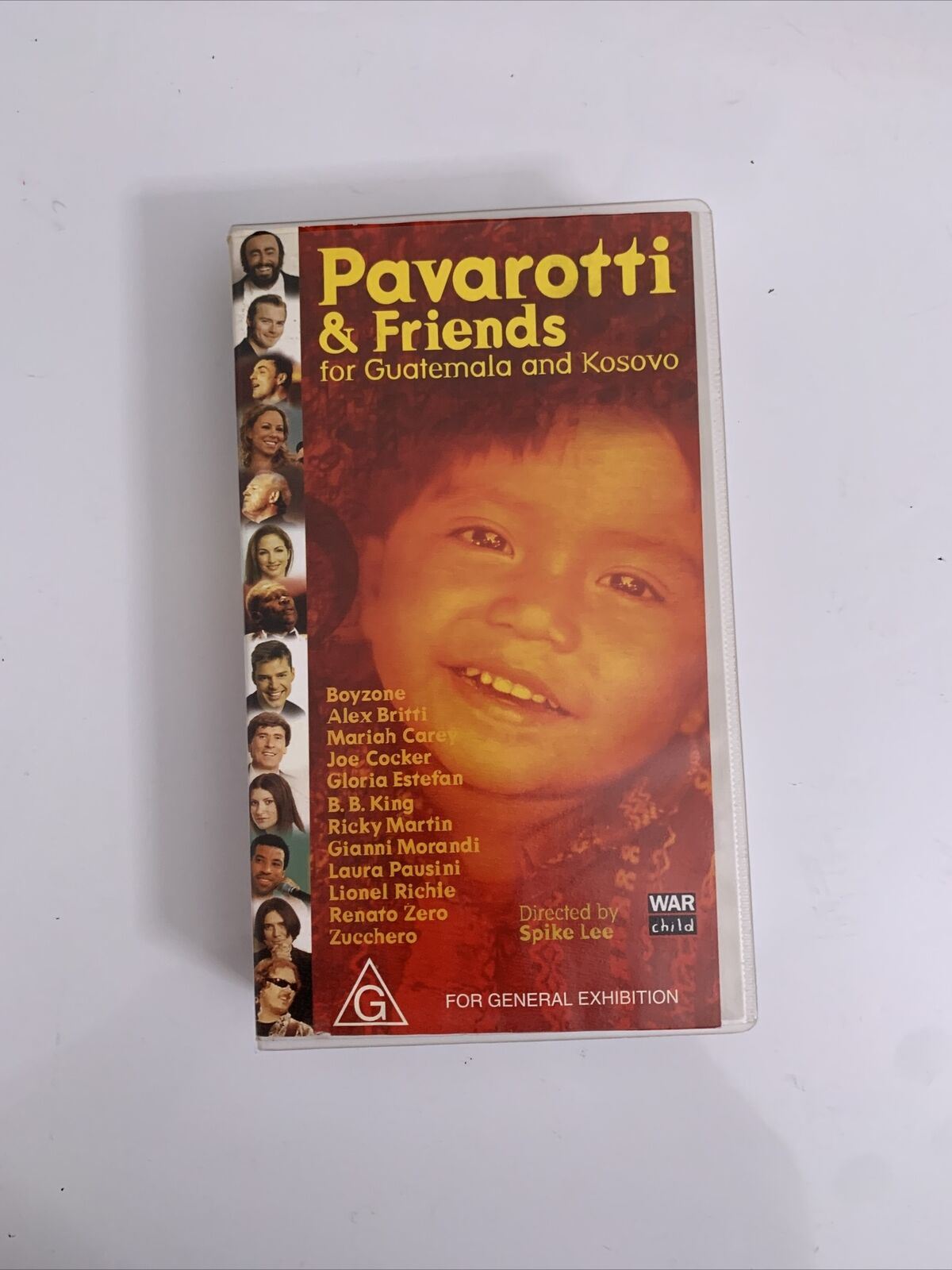 Pavarotti & Friends (VHS, 1993) PAL Luciano Pavarotti, Zucherro, Mariah Carey