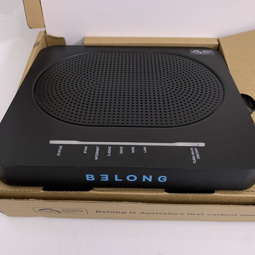 NEW Belong Technicolor DWA0122BLN Modem NBN WiFi Router Retro Unit