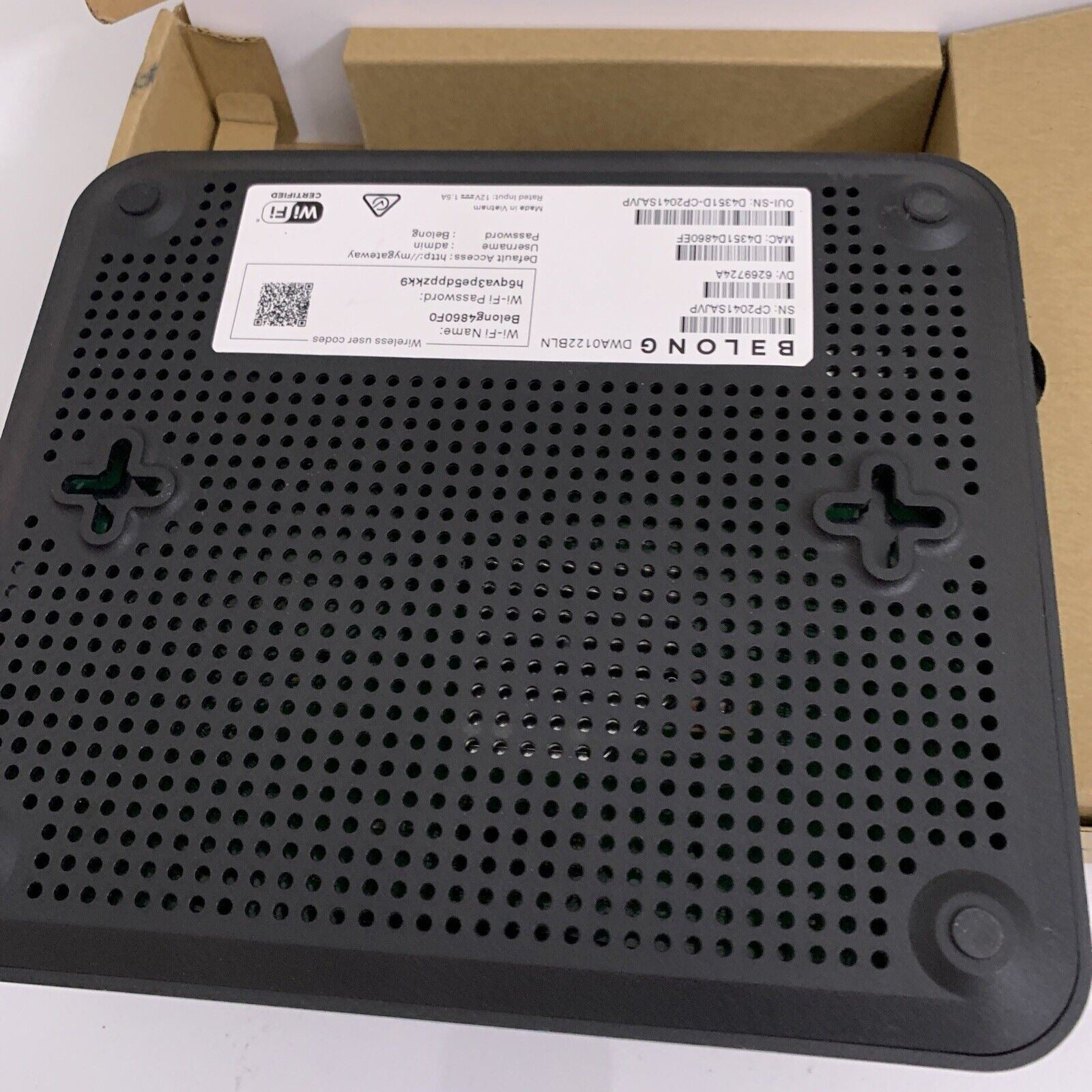 NEW Belong Technicolor DWA0122BLN Modem NBN Wi-Fi Router – Retro Unit