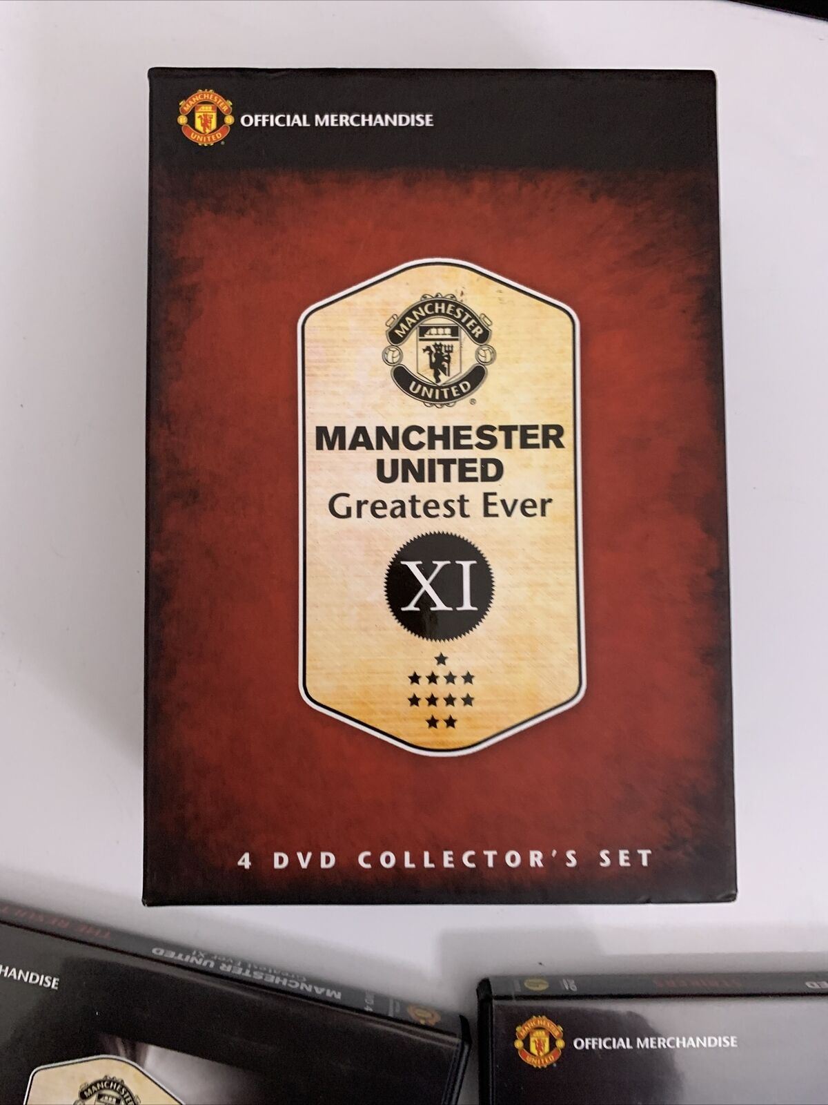 Manchester United Greatest Ever XI - 4 DVD Collector's Set  Boxset All Regions