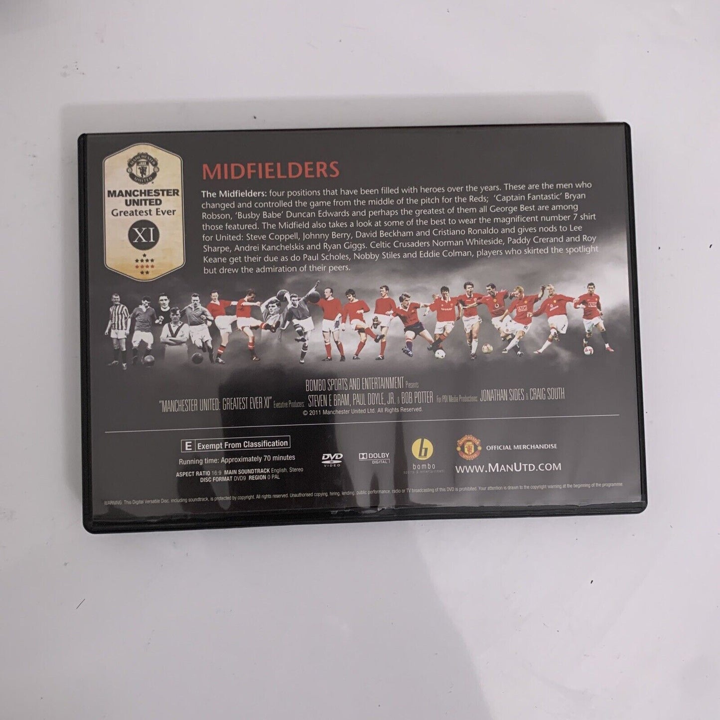 Manchester United Greatest Ever XI - 4 DVD Collector's Set  Boxset All Regions