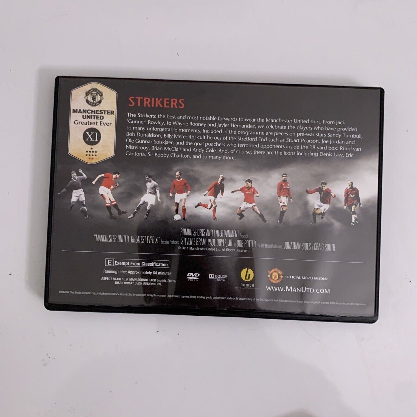 Manchester United Greatest Ever XI - 4 DVD Collector's Set  Boxset All Regions