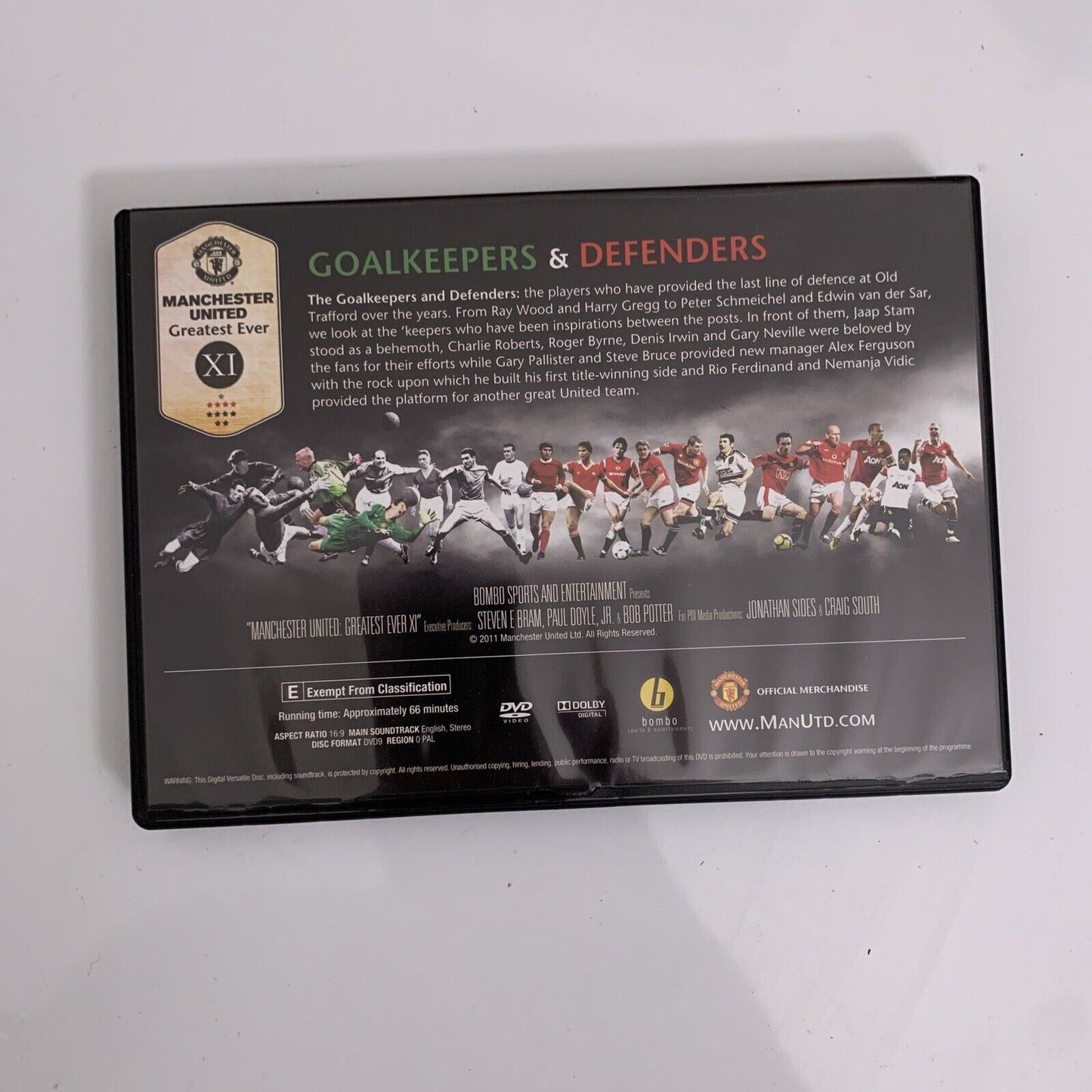 Manchester United Greatest Ever XI - 4 DVD Collector's Set  Boxset All Regions