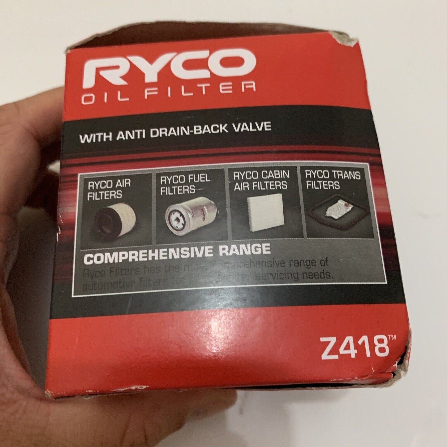 NEW Ryco Oil Filter - Z418 OEM specification engine protection