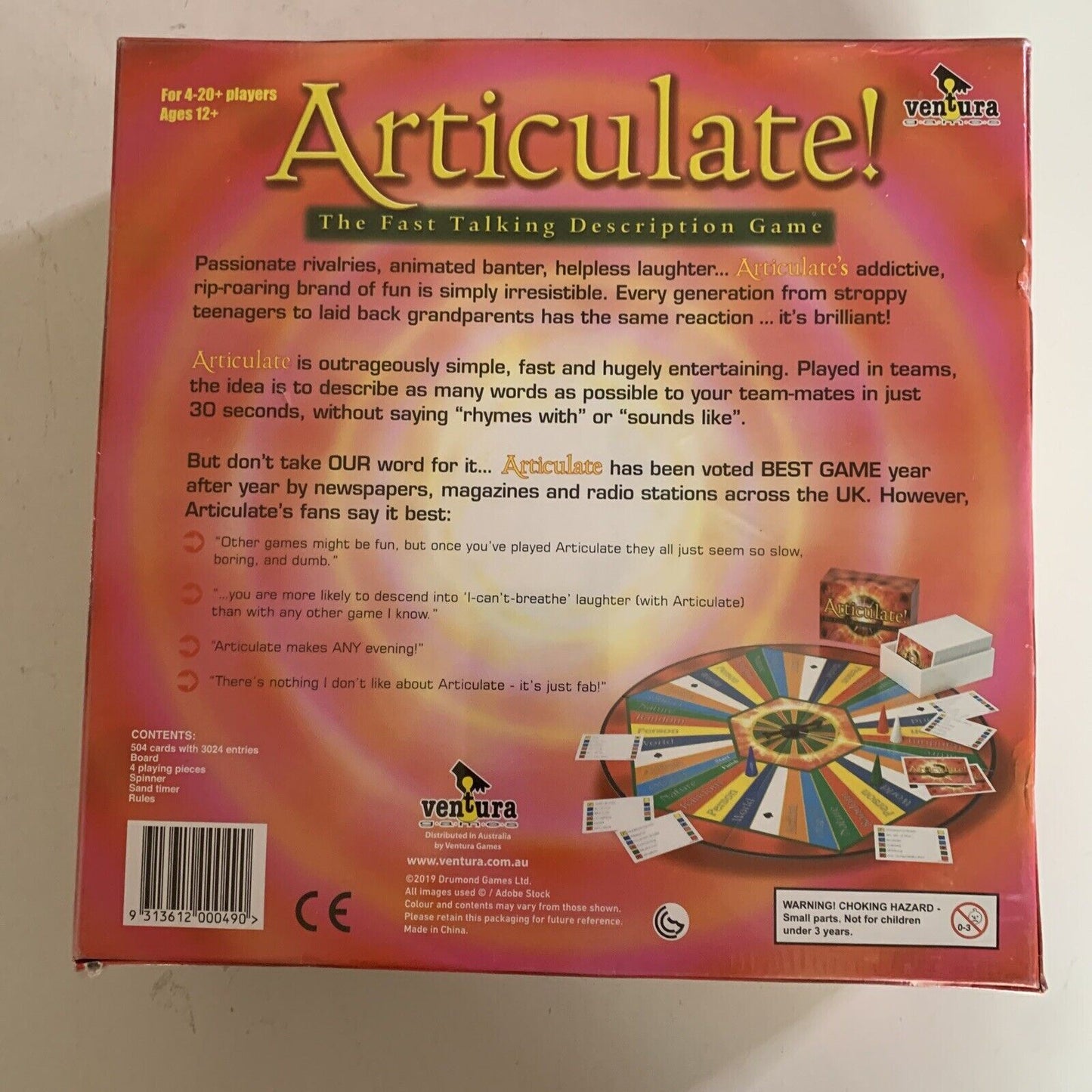 *New Sealed* Articulate - The Fast Talking Description Game Ventura Games