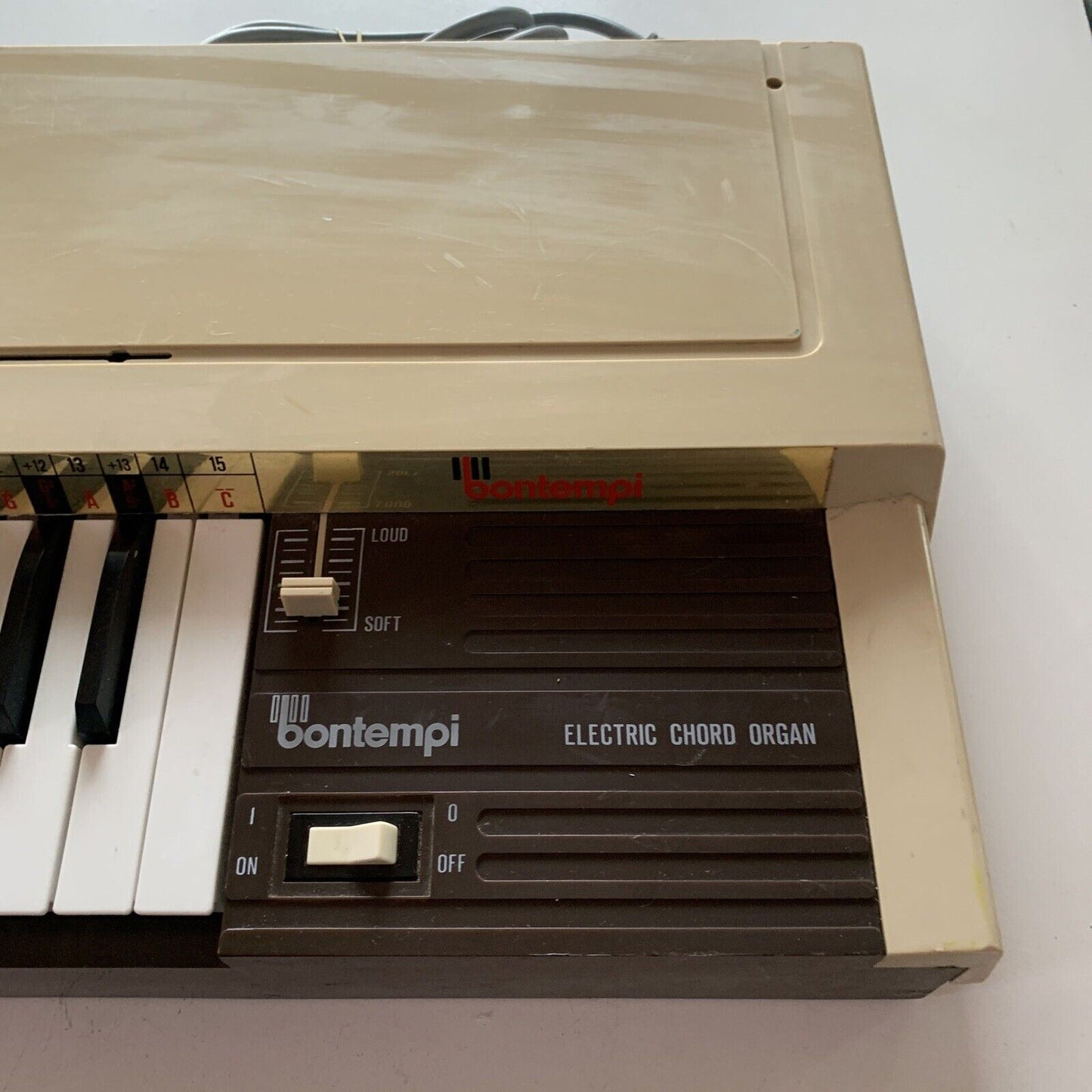 Bontempi Electric Chord Organ B4 Electric Air Power 8-Chord Organ Made in Italy