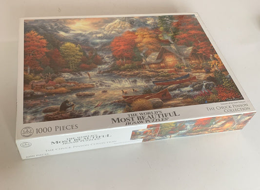 *New Sealed* Treasures of the Great Outdoors Chuck Pinson 1000 pcs Jigsaw Puzzle
