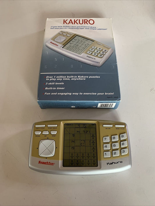 Franklin Kakuro Sudoku Style Electronic Game