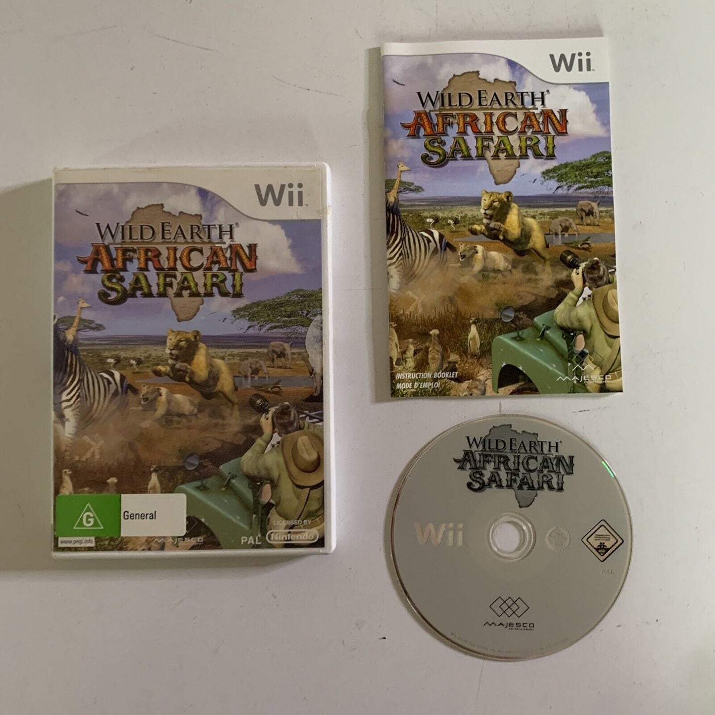 Wild Earth African Safari - Nintendo Wii PAL 2008 Complete