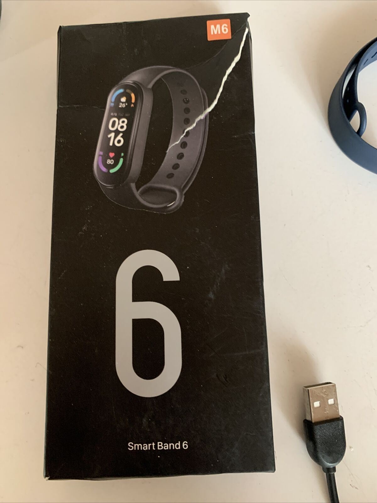 Smart Band M6 – Fitness Band 1.1-inch Color Display  USB Charging Activity Track