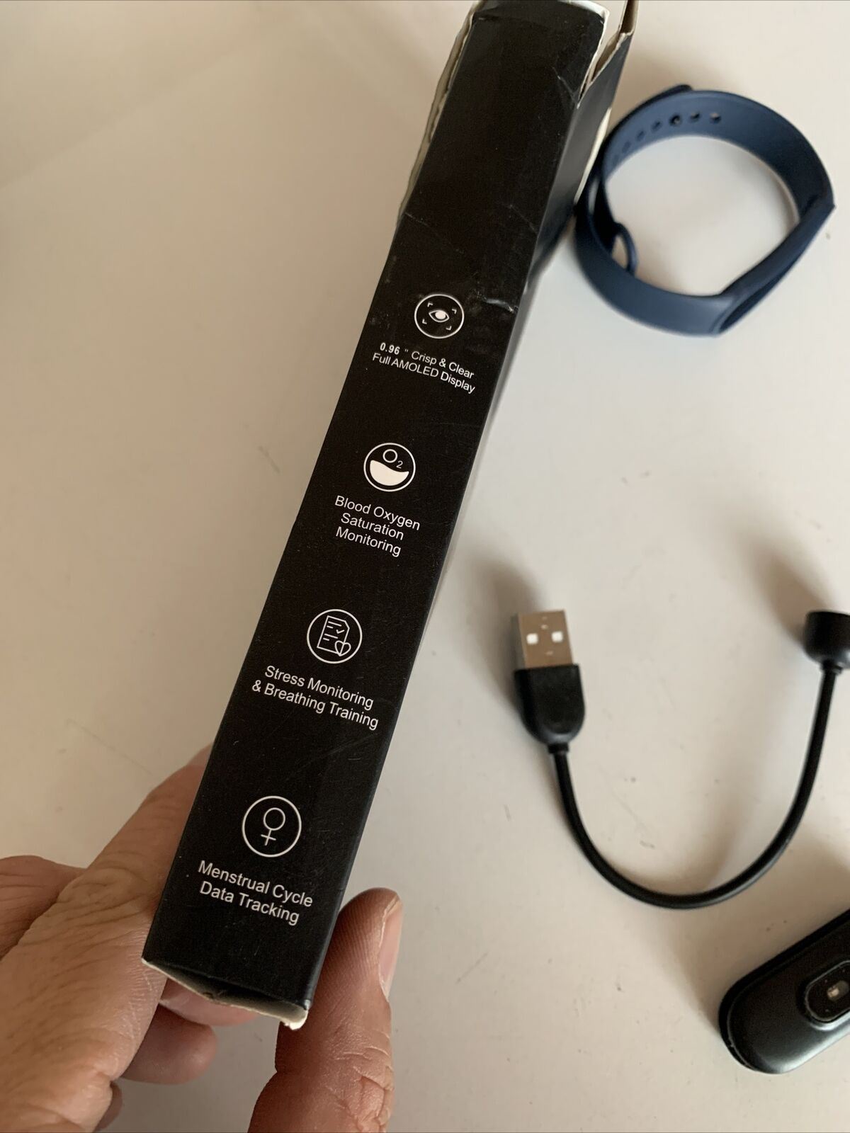 Smart Band M6 – Fitness Band 1.1-inch Color Display  USB Charging Activity Track