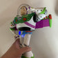 2x Disney Pixar Buzz Lightyear Figure Blue belt Mattel Thinkway 28cm Toy Story