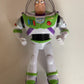 2x Disney Pixar Buzz Lightyear Figure Blue belt Mattel Thinkway 28cm Toy Story