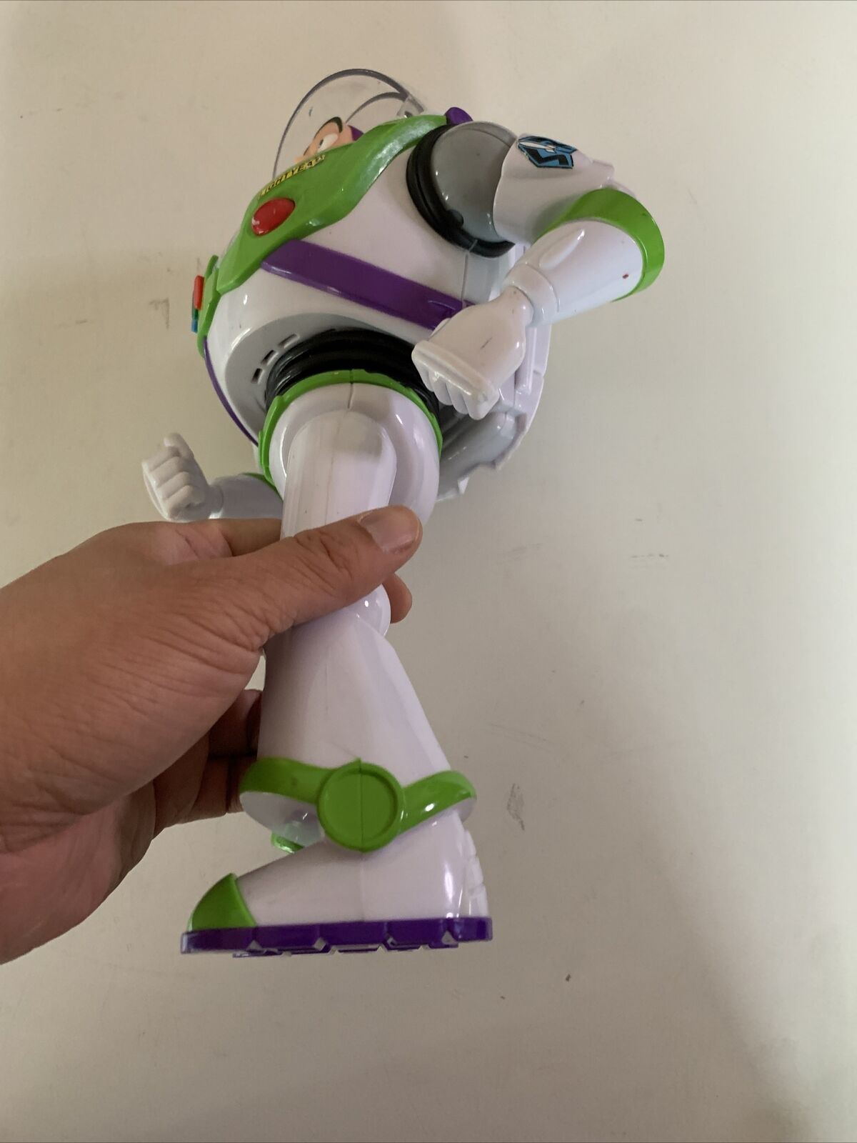 2x Disney Pixar Buzz Lightyear Figure Blue belt Mattel Thinkway 28cm Toy Story