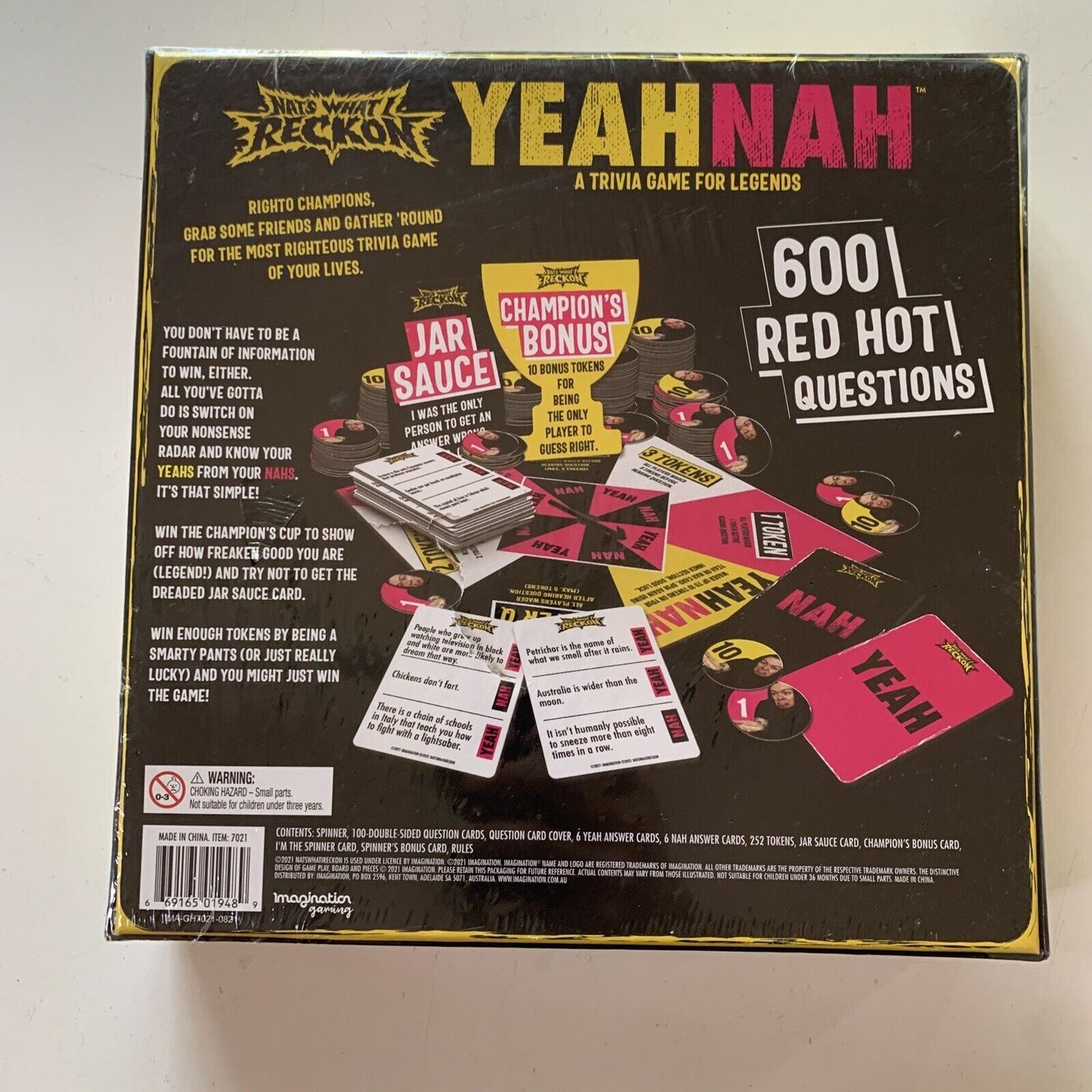 *New Sealed* Yeah Nah Trivia Game for Legends Board Game