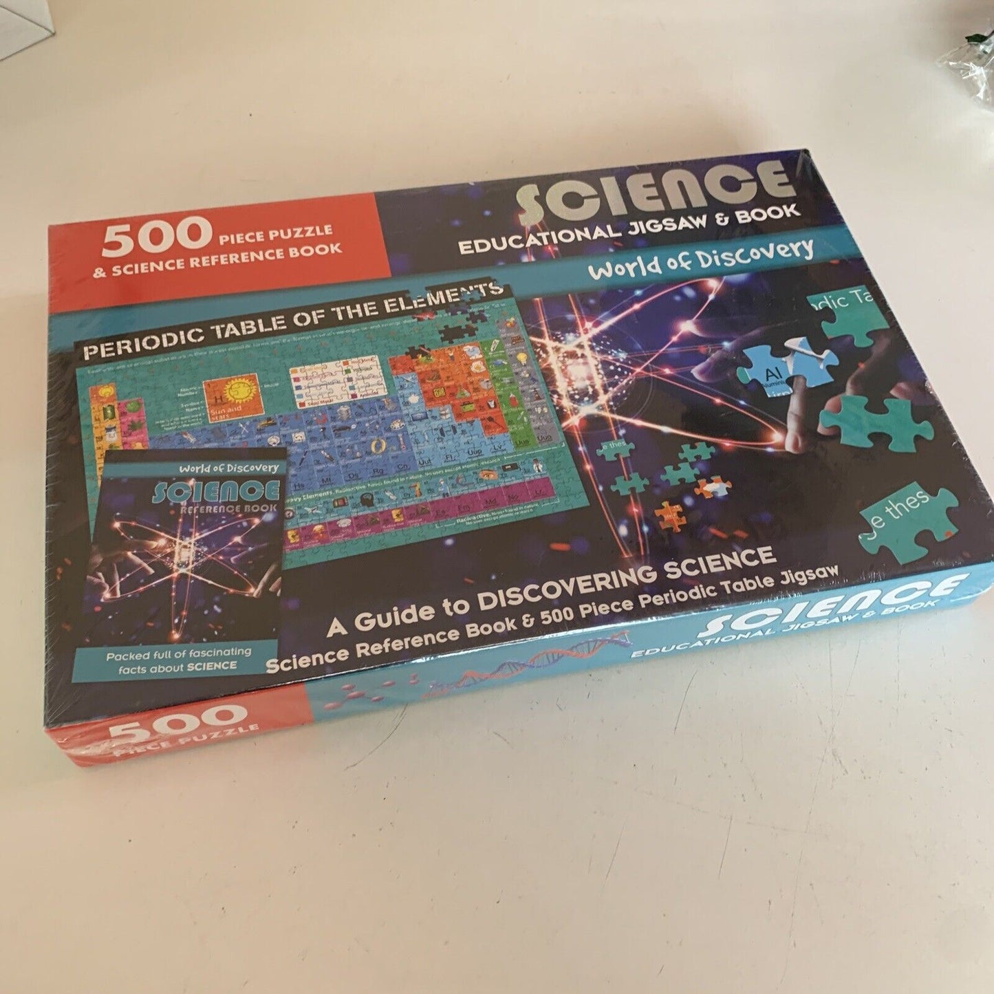 *New Sealed* Wonders Of Learning 500 Piece Science Educational Jigsaw Puzzle