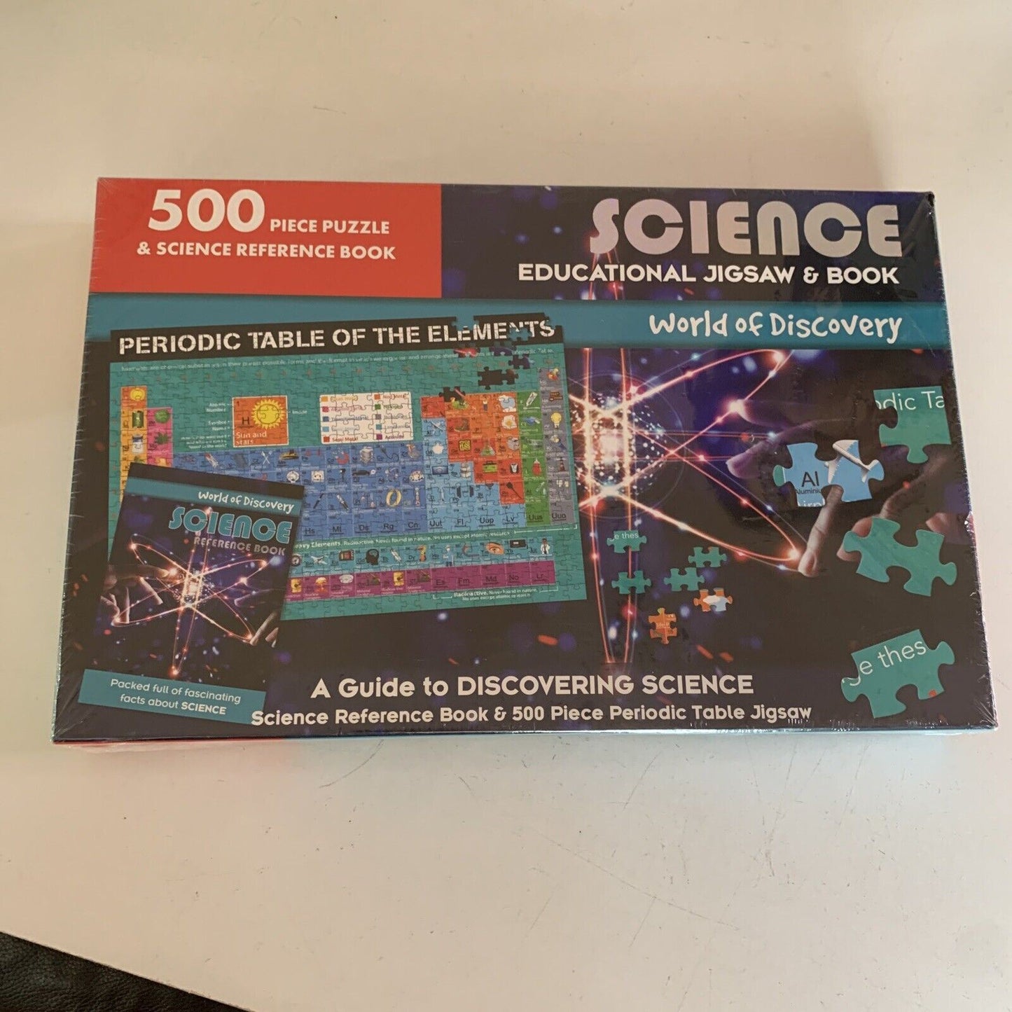 *New Sealed* Wonders Of Learning 500 Piece Science Educational Jigsaw Puzzle