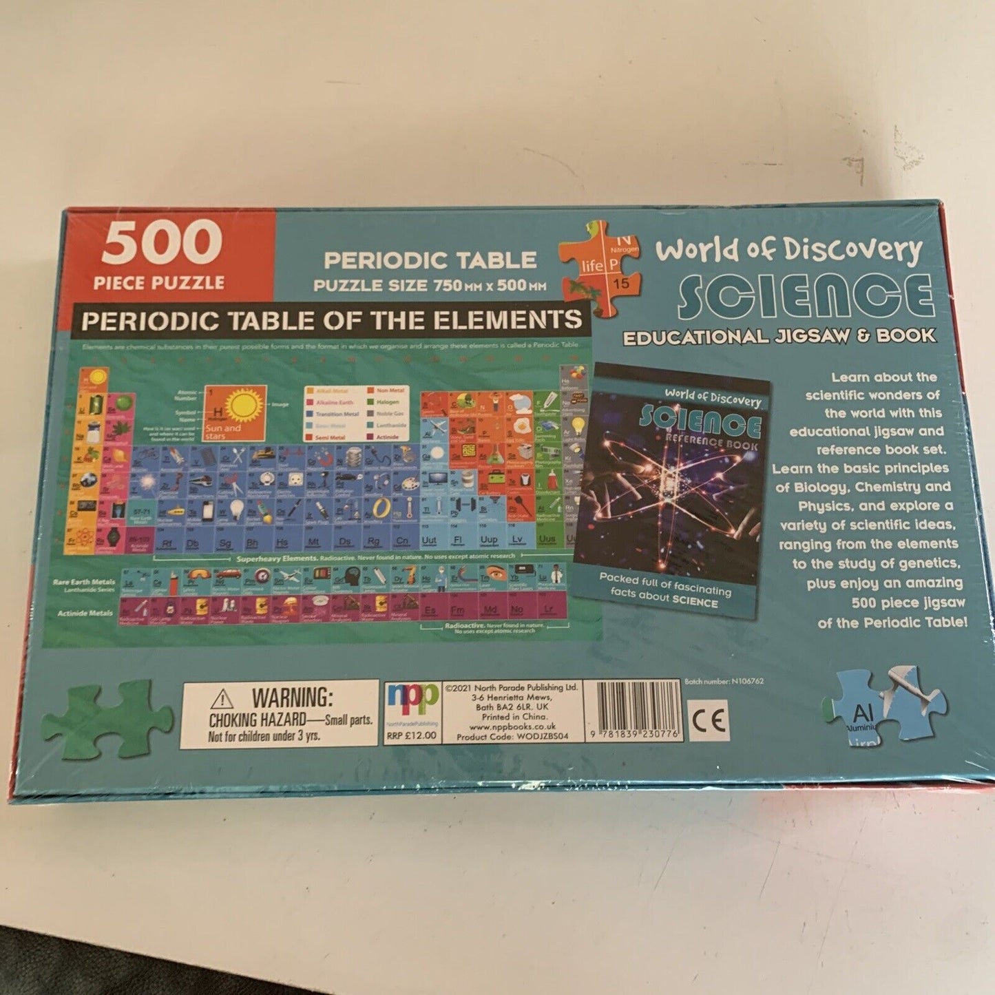 *New Sealed* Wonders Of Learning 500 Piece Science Educational Jigsaw Puzzle