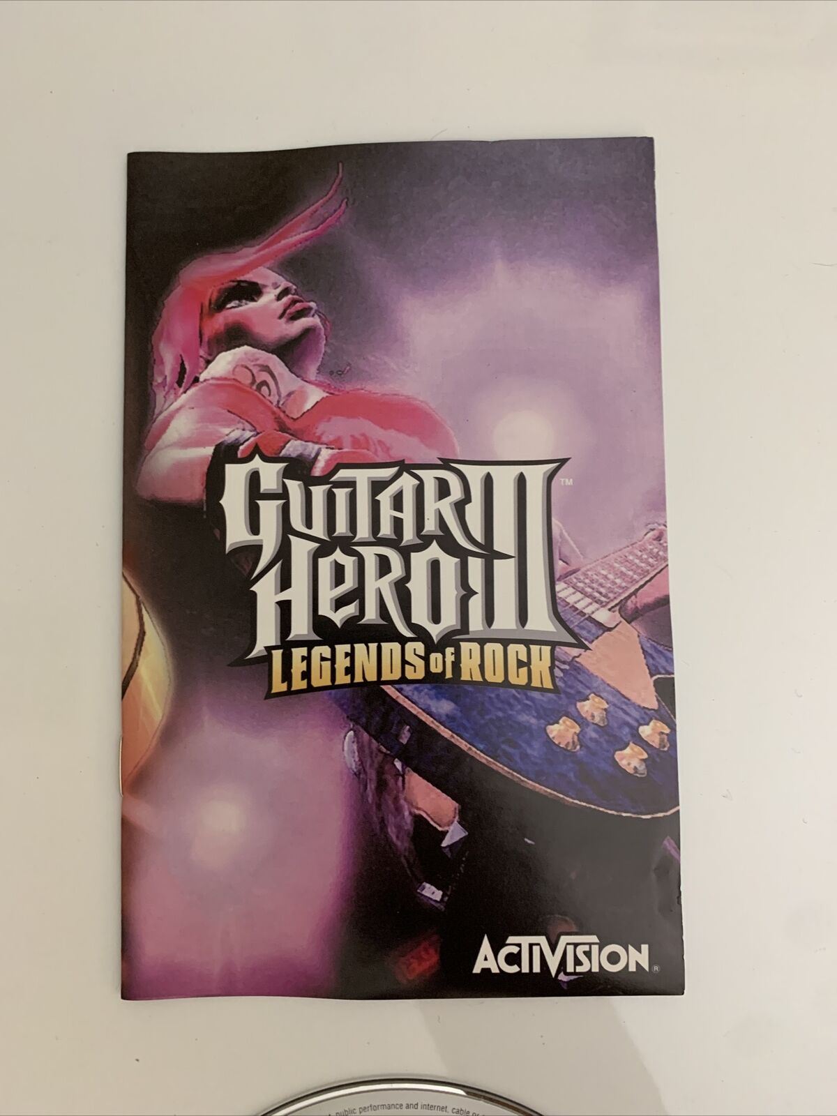 Guitar Hero III Legends Of Rock - Sony PlayStation 2 PS2 PAL Game Complete