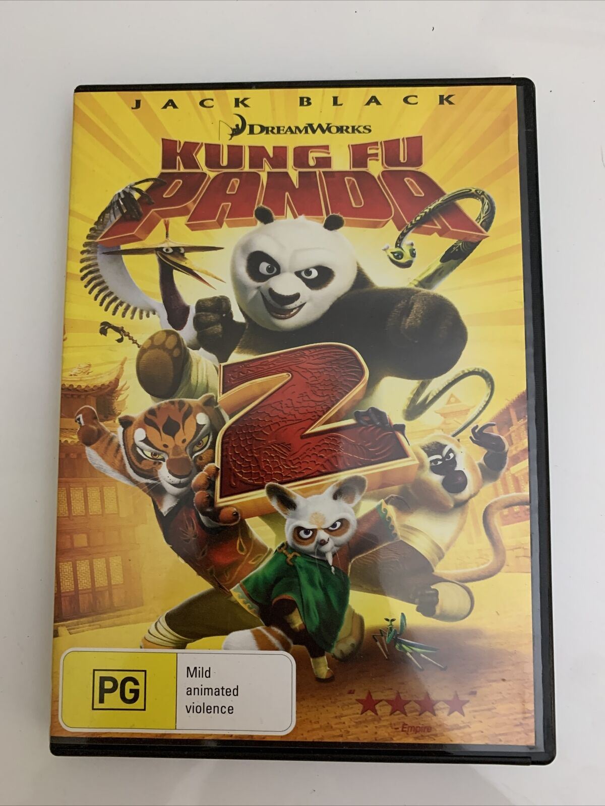 Kung Fu Panda 2 (DVD, 2011) Jack Black Region 4