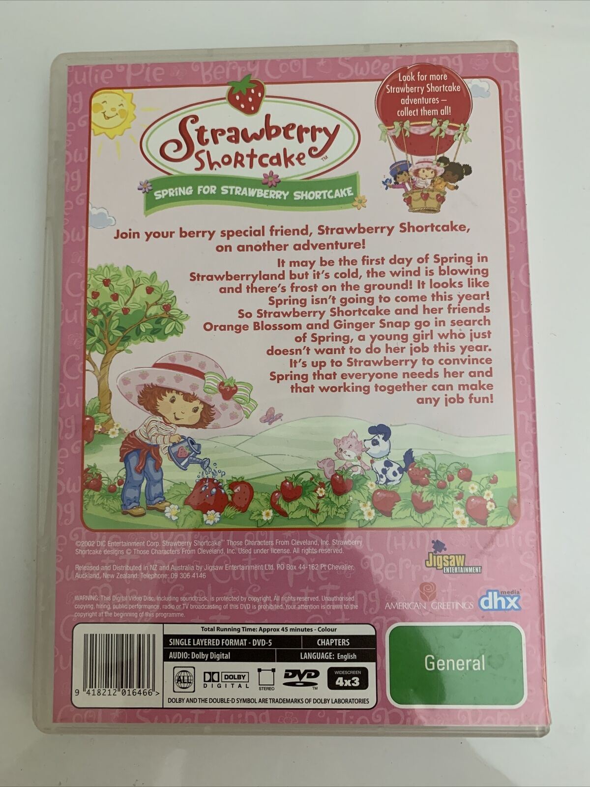 Strawberry Shortcake - Spring For Strawberry Shortcake DVD Region 4