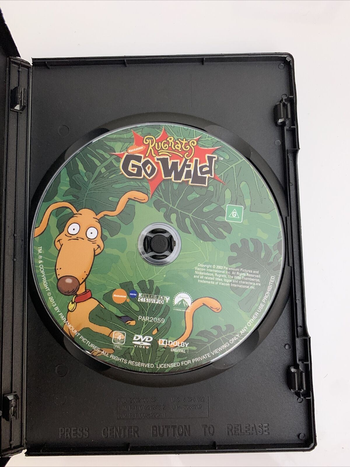 Rugrats Go Wild (DVD, 2003) Animated Film Region 4