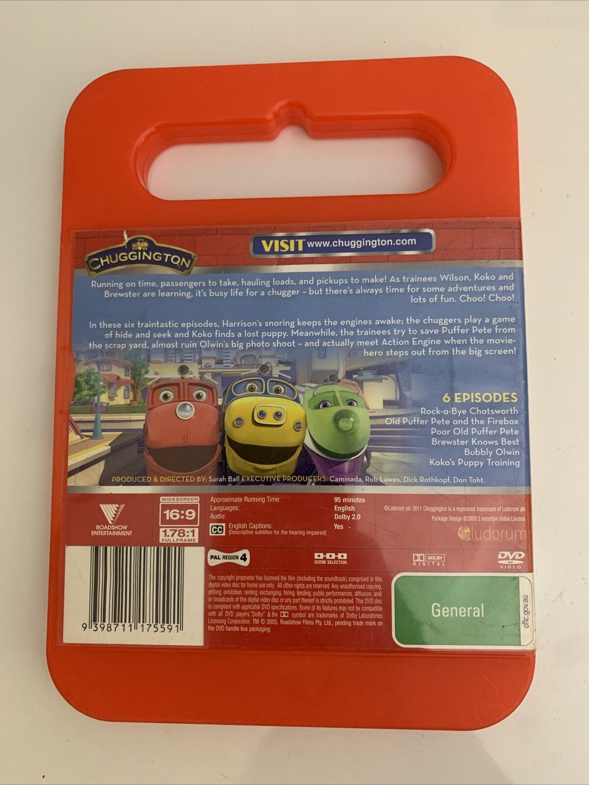 Chuggington - Rattling Rivets (DVD, 2011)  Region 4