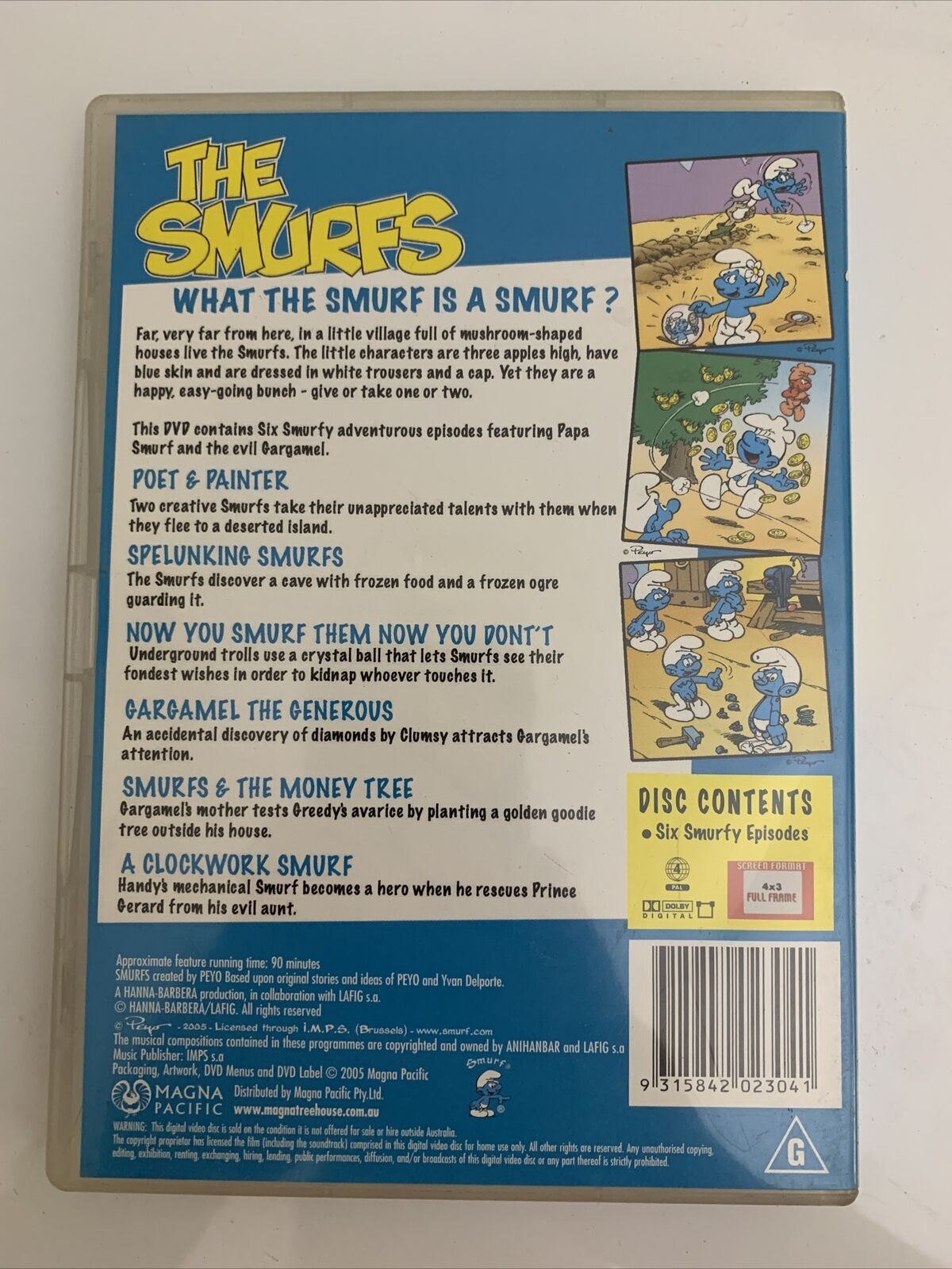 Smurfs - Volume 5 (DVD, 1981) Region 4